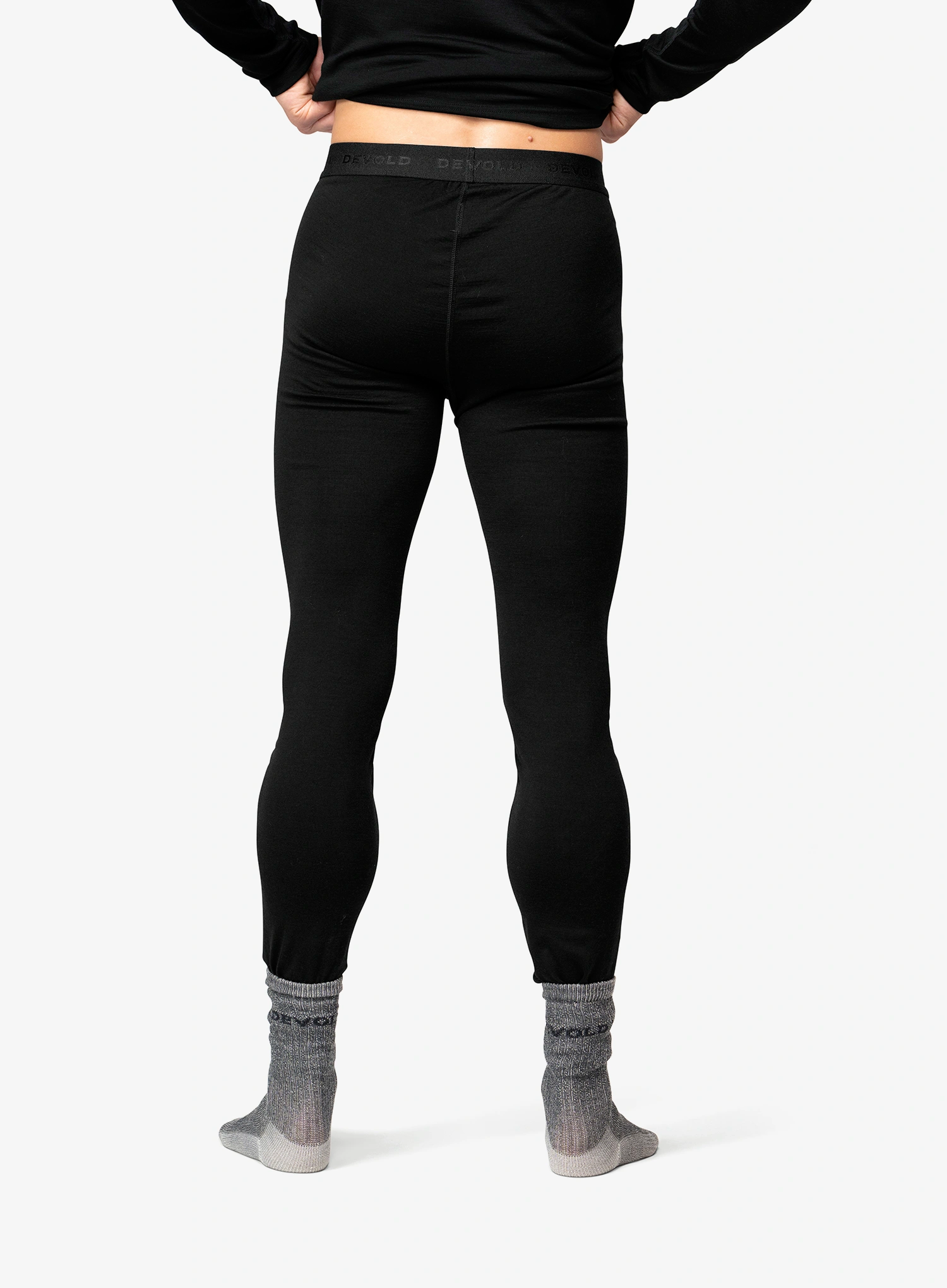 Termo pajkice Devold Breeze Merino 150 Longs - black