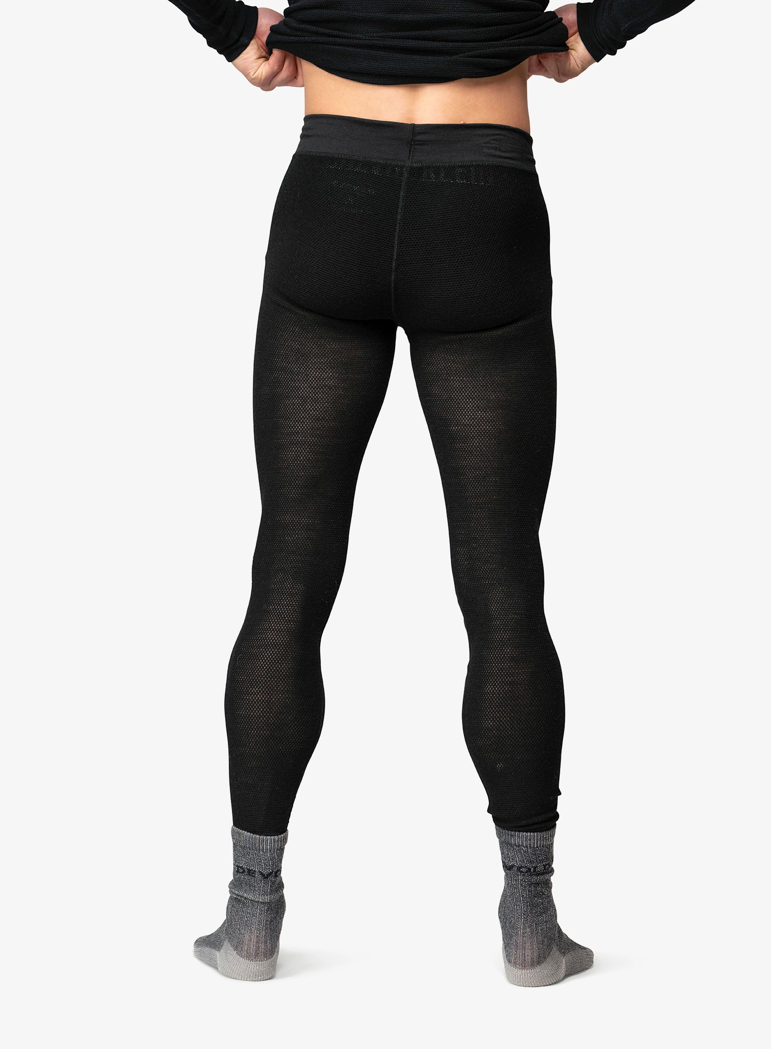 Termo pajkice Devold Wool Mesh 190 Longs - caviar