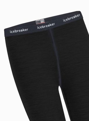 Otroške termo pajkice Icebreaker Kids 260 Tech Leggings - black