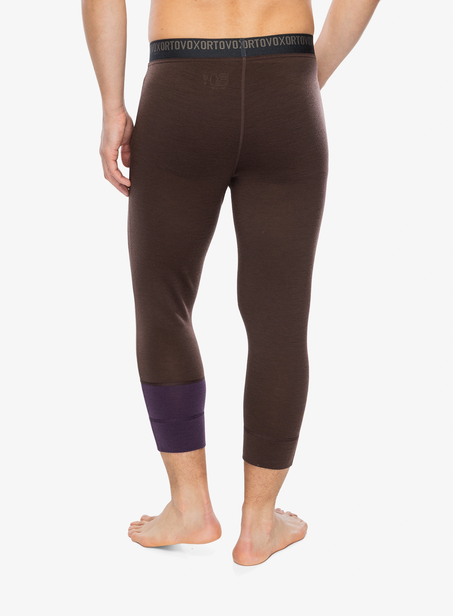 Termo pajkice Ortovox 185 Rock N Wool Short Pants - dark chestnut