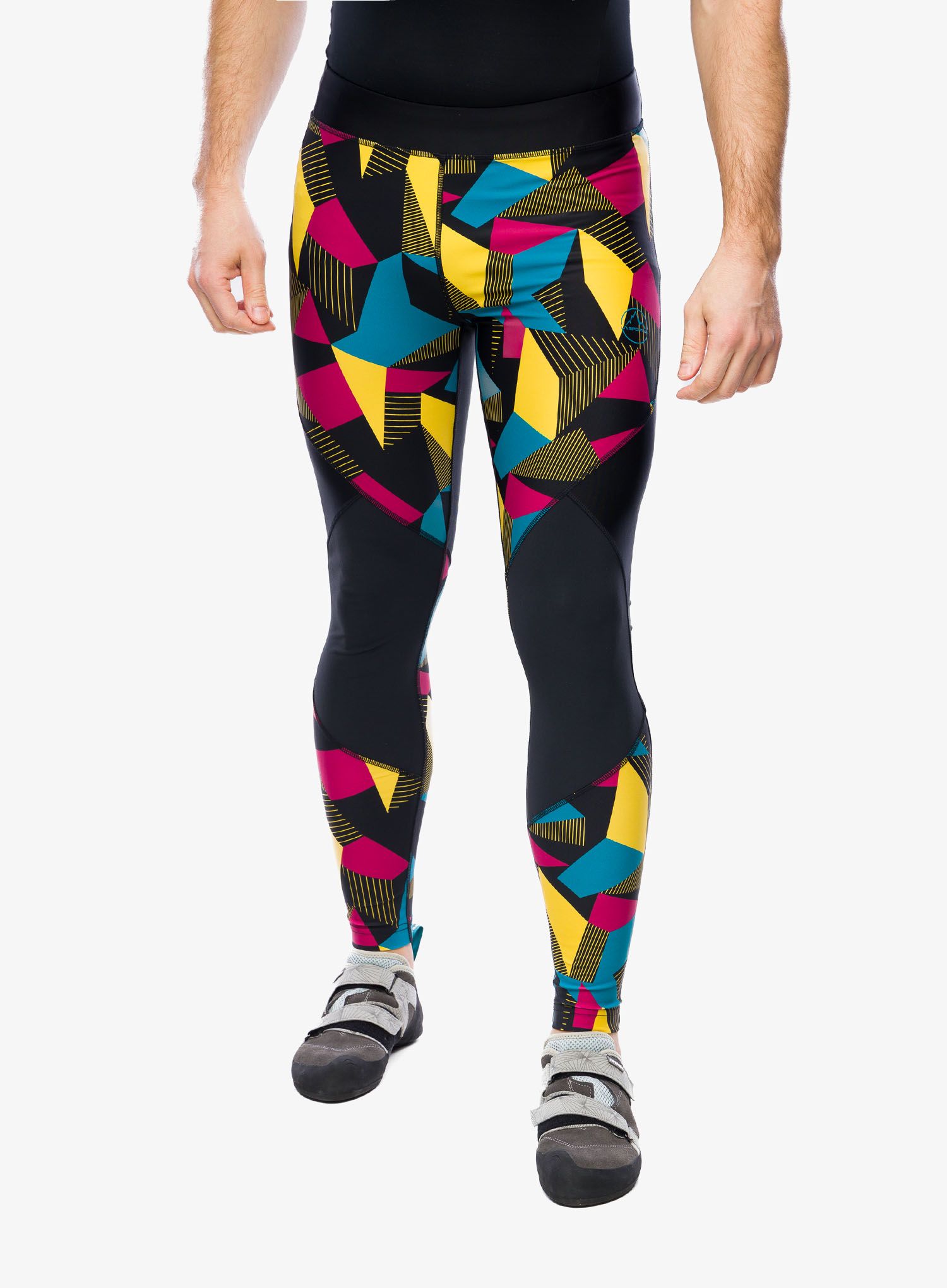 Plezalne pajkice La Sportiva Dimension Tights - black/crystal