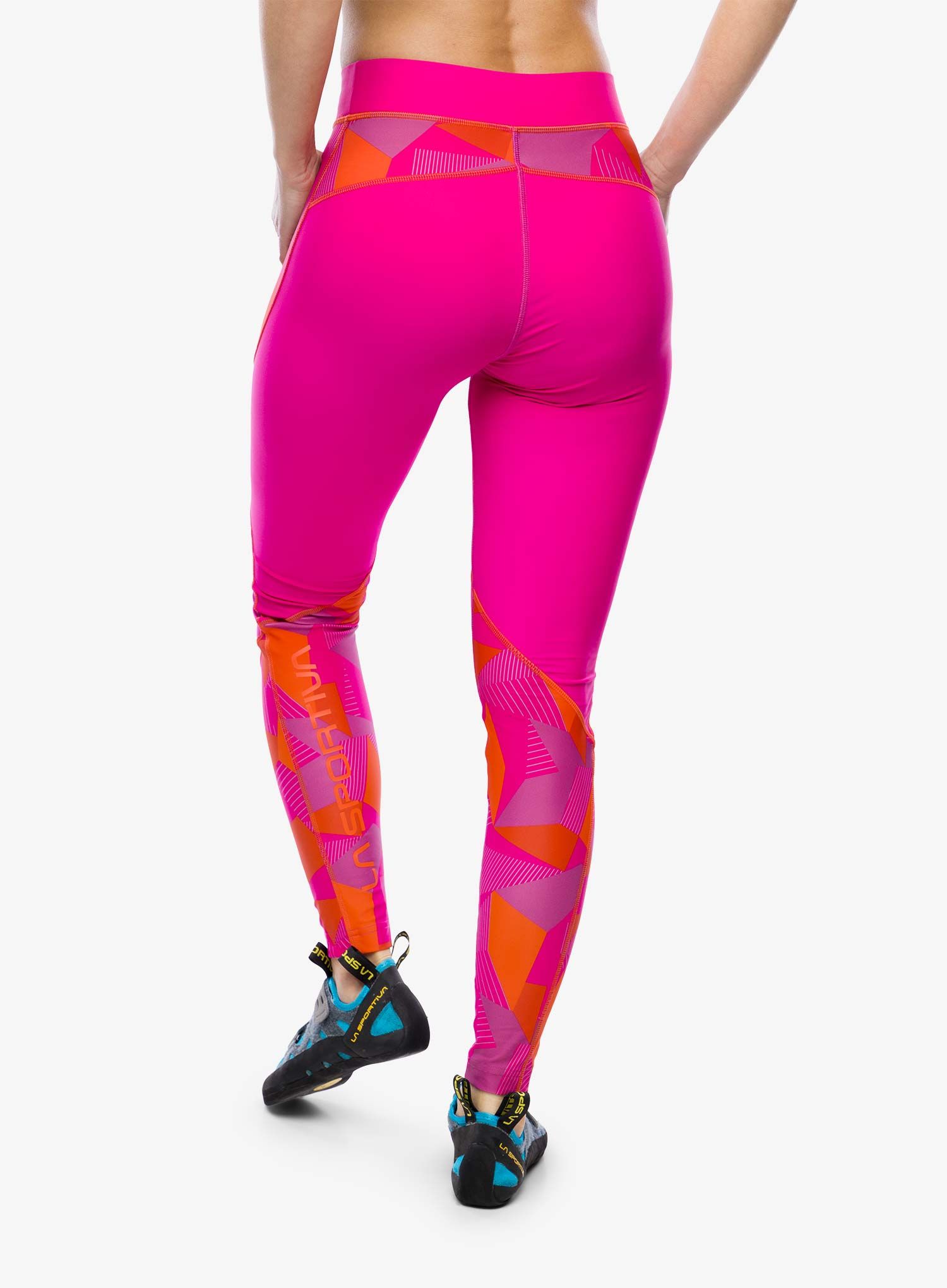 Plezalne pajkice La Sportiva Dimension Tights - springtime/cherry tomato
