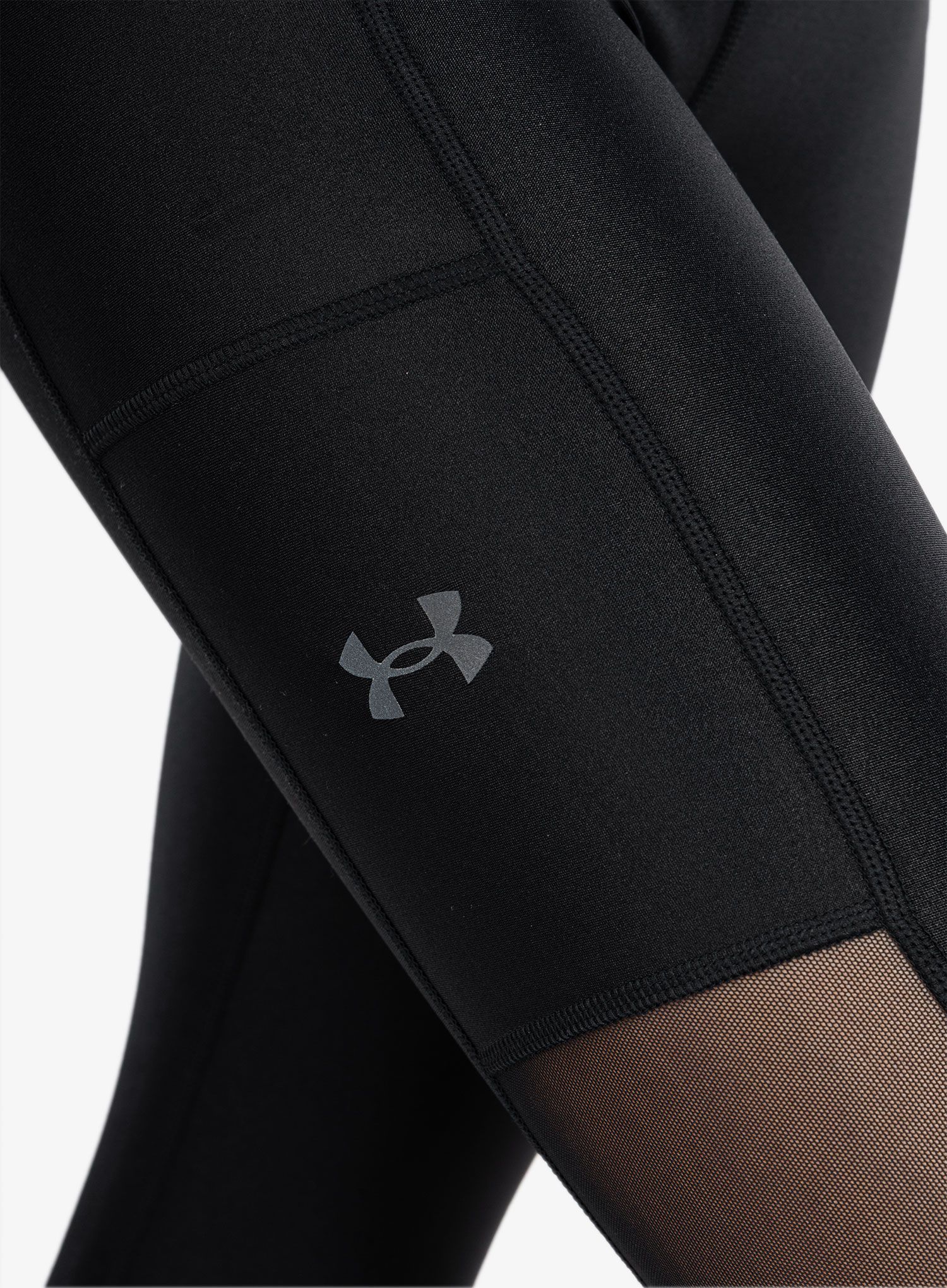 Ženske tekaške pajkice Under Armour Iso-Chill Run Ankle Tight - black/reflective