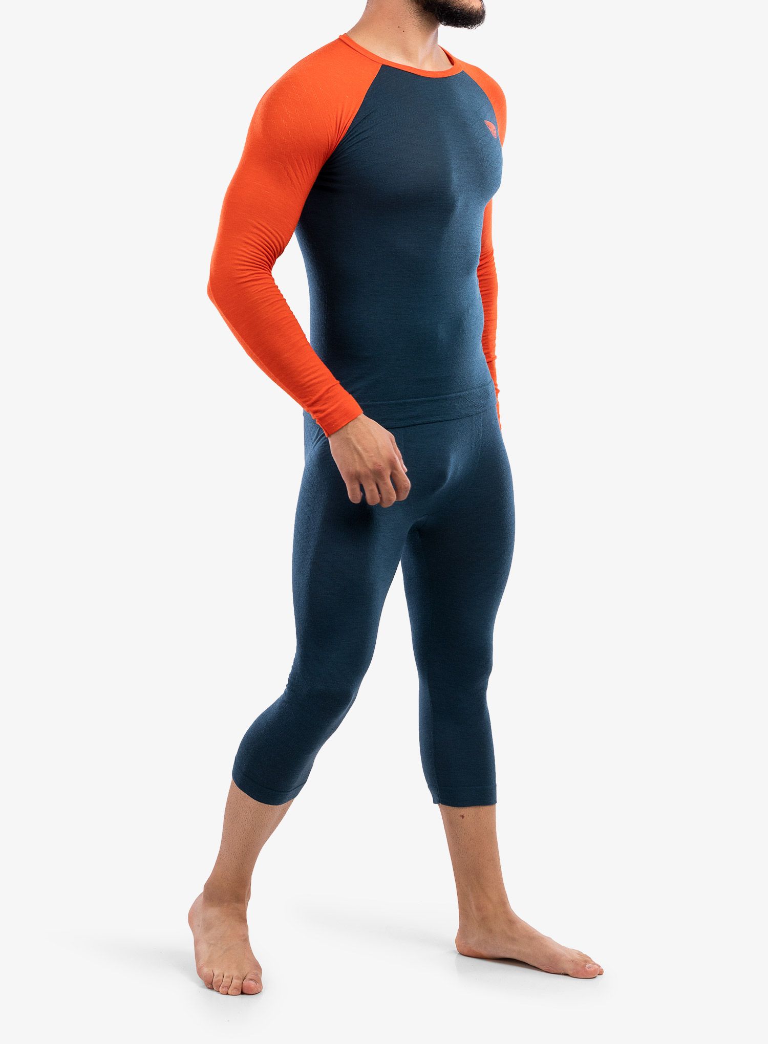 Termo pajkice Dynafit Tour Light Merino 3/4 Tight - petrol