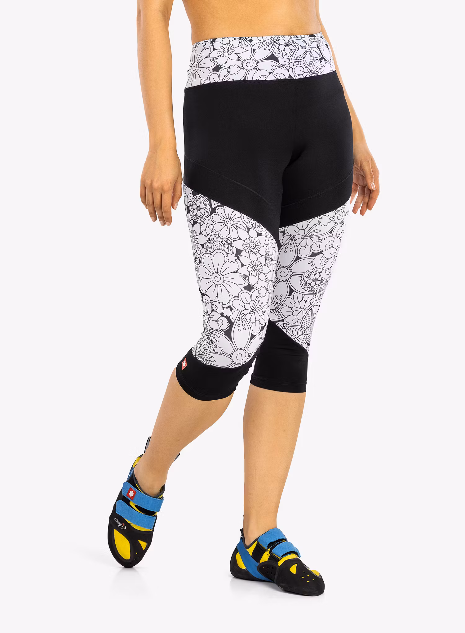 Plezalne pajkice Ocun Rhea 3/4 Leggings - black caviar