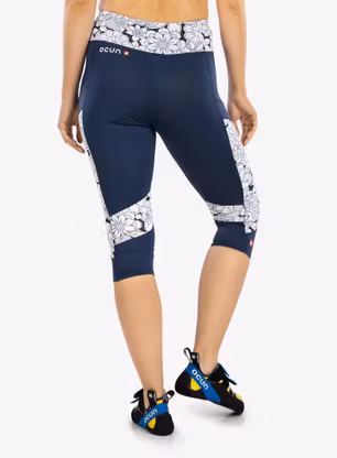 Plezalne pajkice Ocun Rhea 3/4 Leggings - blue sargasso sea