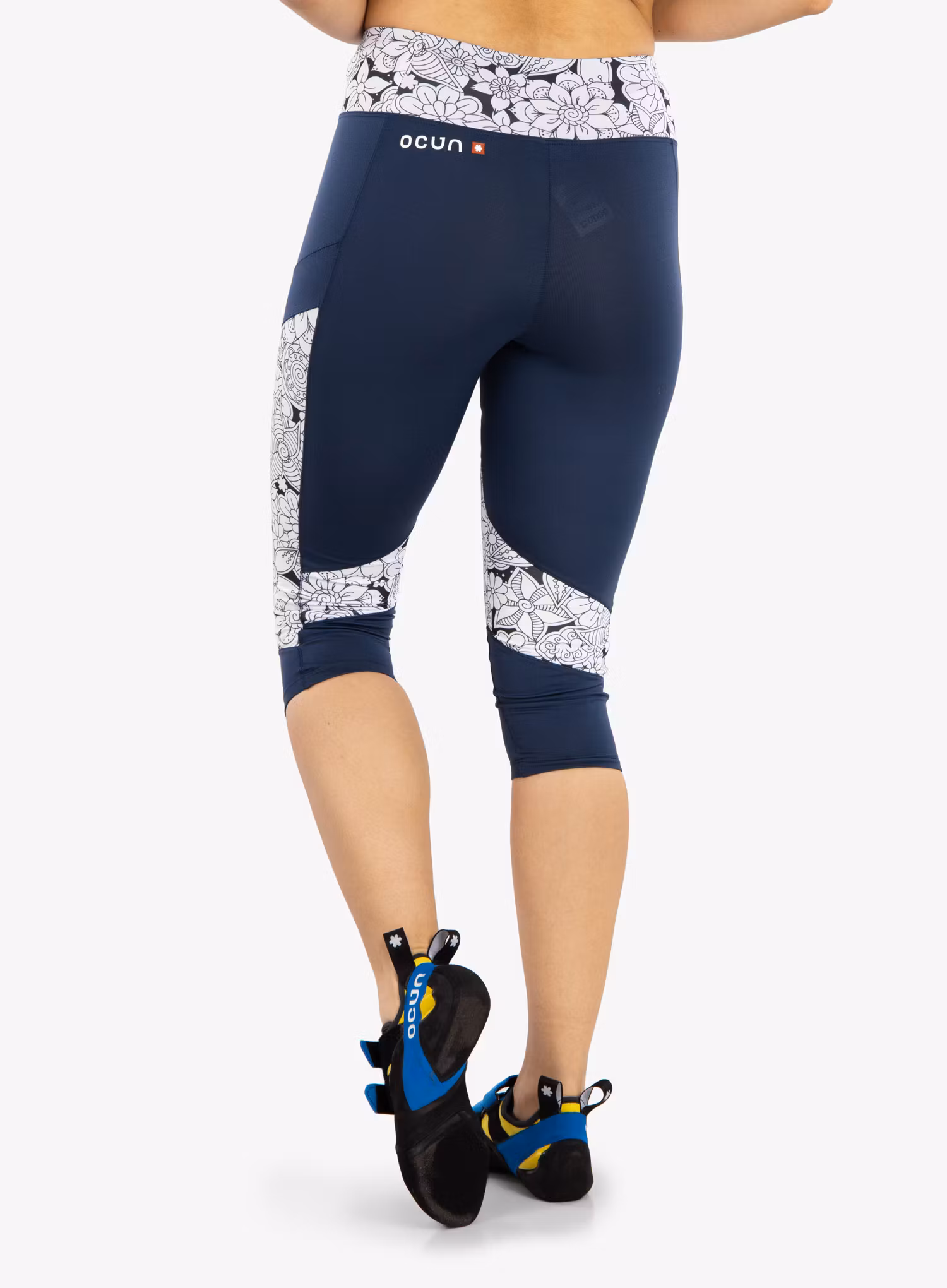 Plezalne pajkice Ocun Rhea 3/4 Leggings - blue sargasso sea