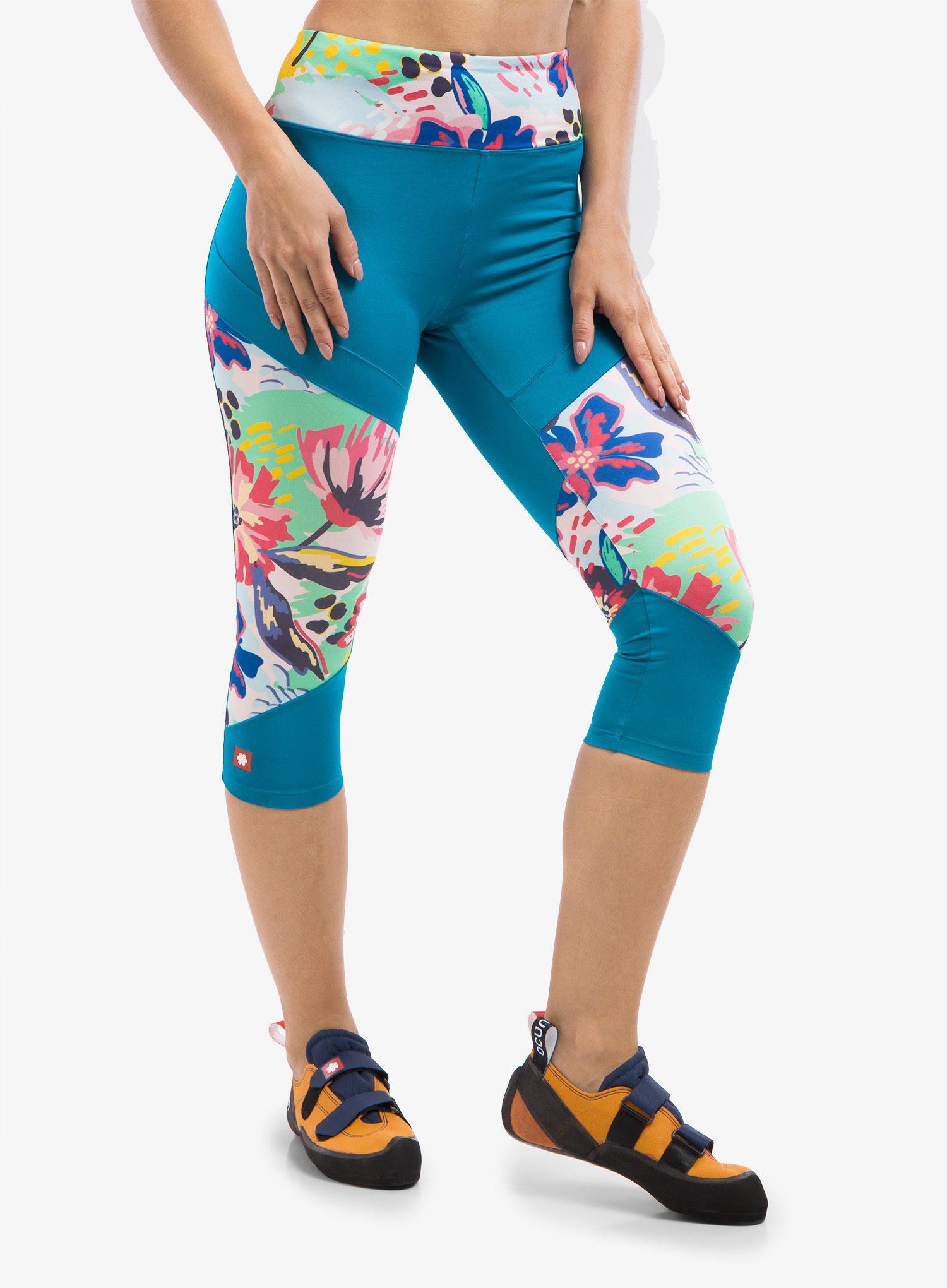 Plezalne pajkice Ocun Rhea 3/4 Leggings - blue fjord