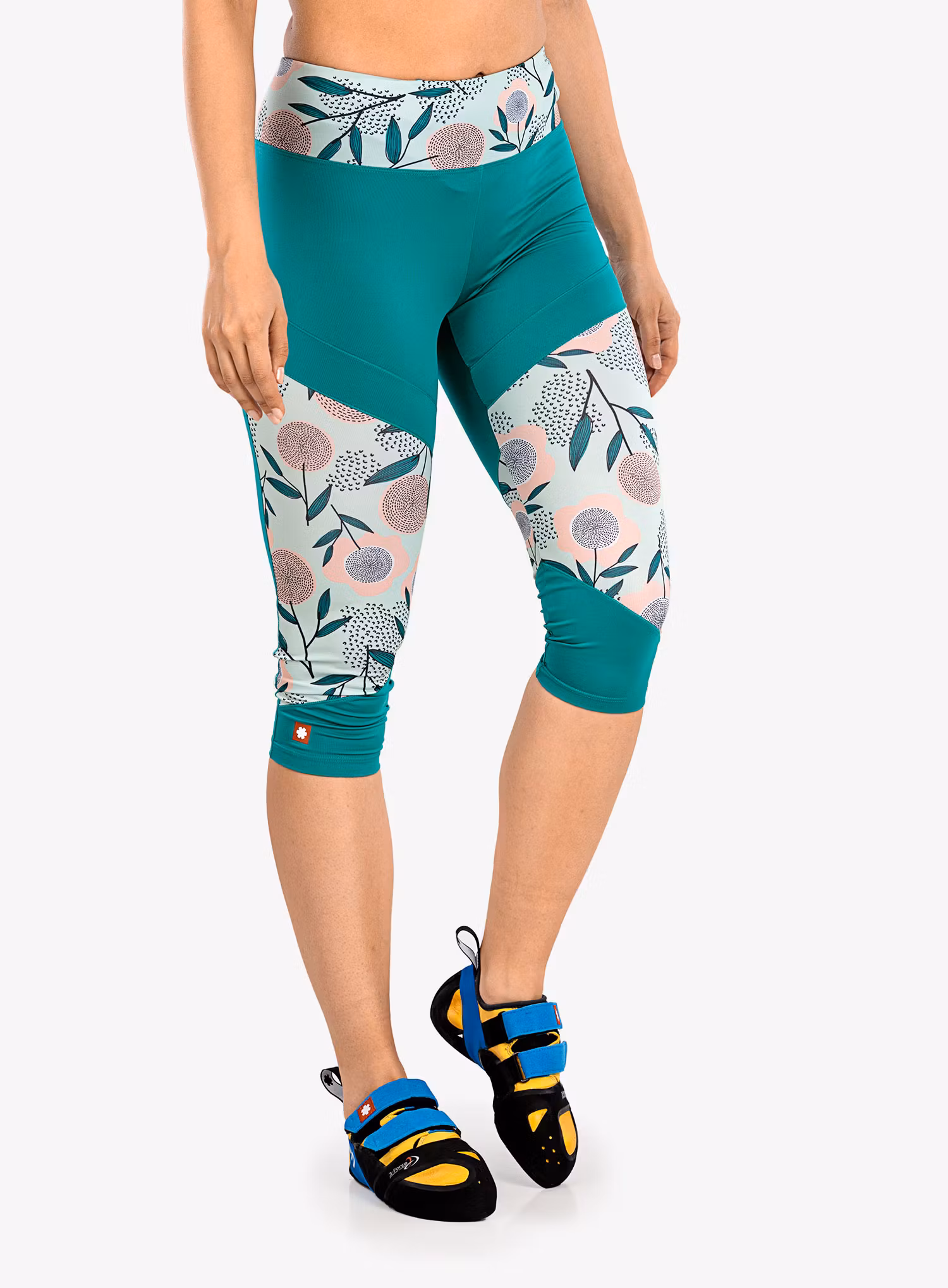 Plezalne pajkice Ocun Rhea 3/4 Leggings - green porvelain
