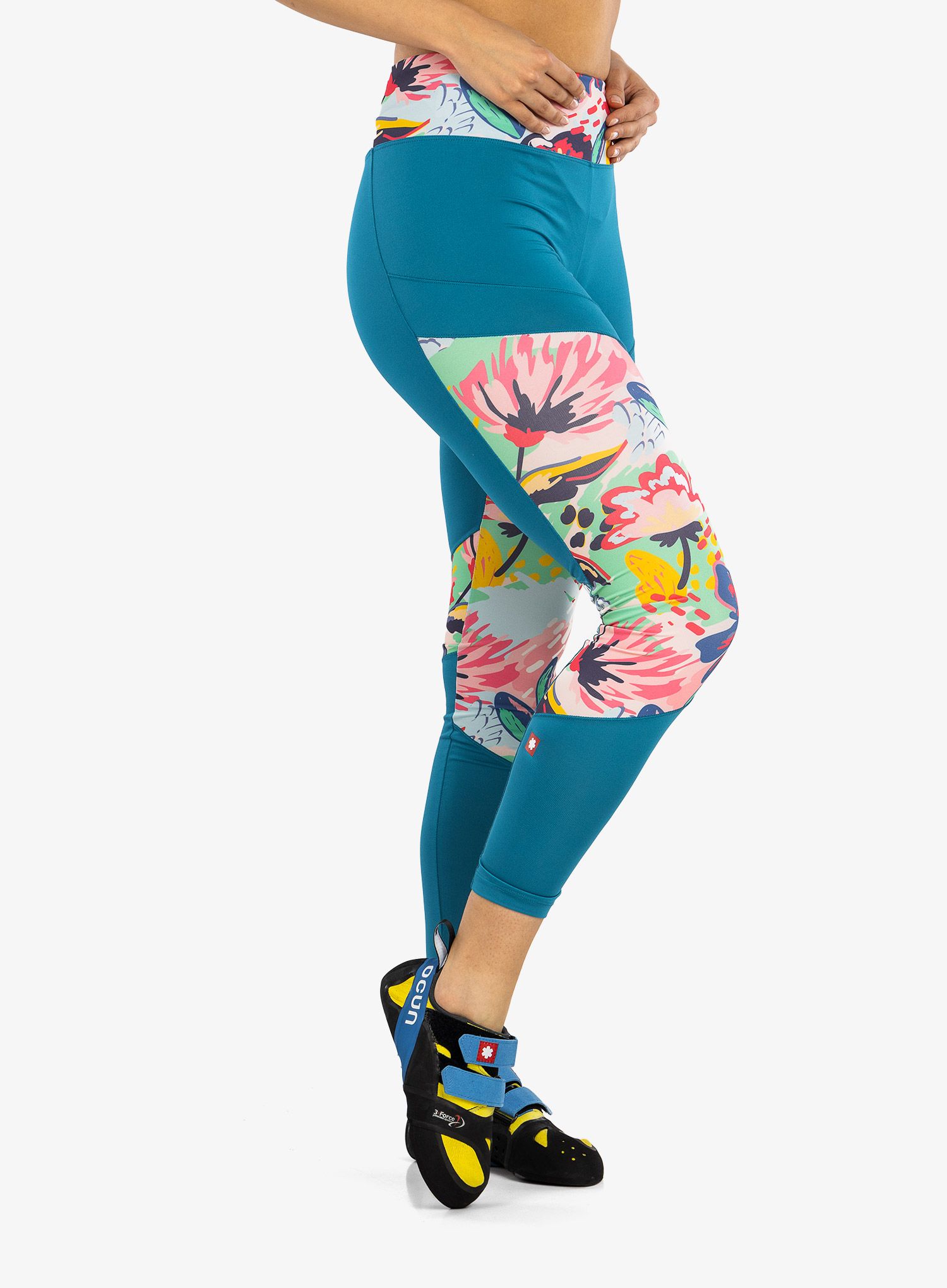 Plezalne pajkice Ocun Rhea Leggings - blue fjord