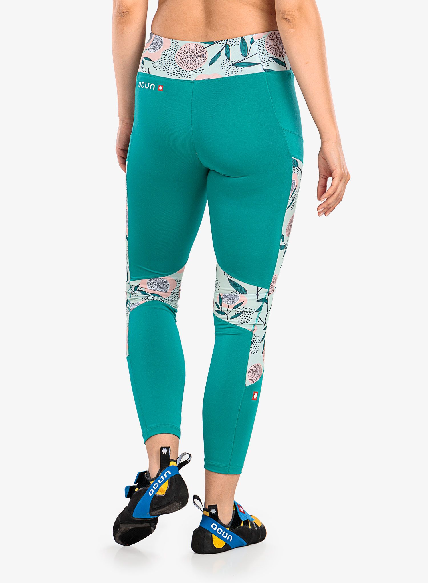 Plezalne pajkice Ocun Rhea Leggings - green porcelain