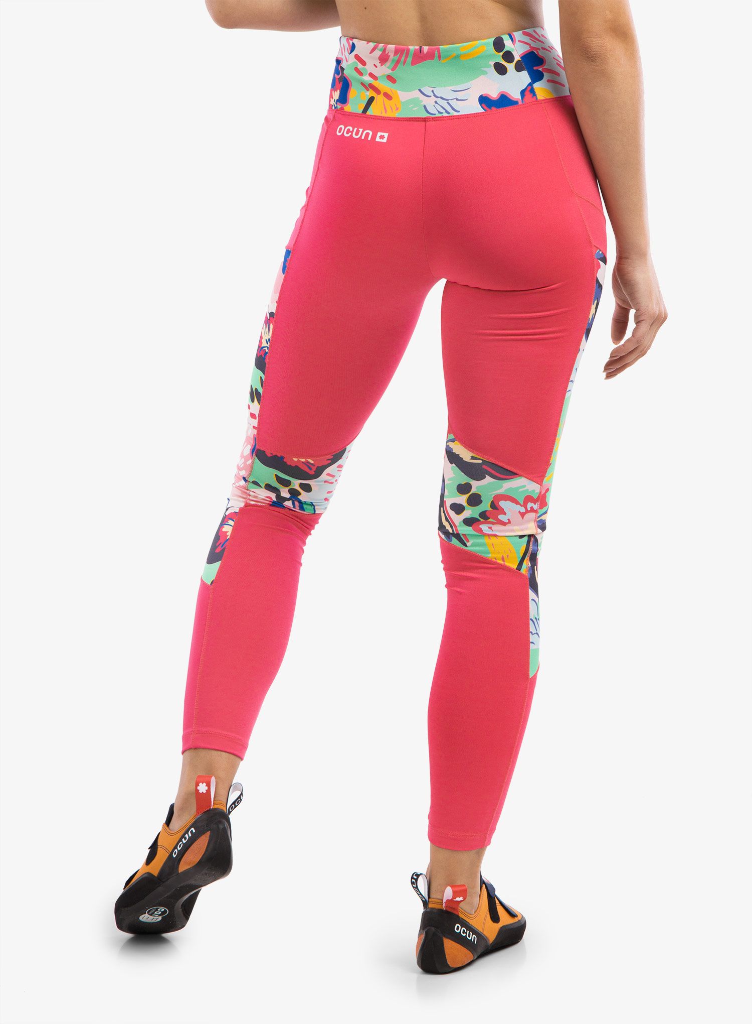 Plezalne pajkice Ocun Rhea Leggings - pink paradise