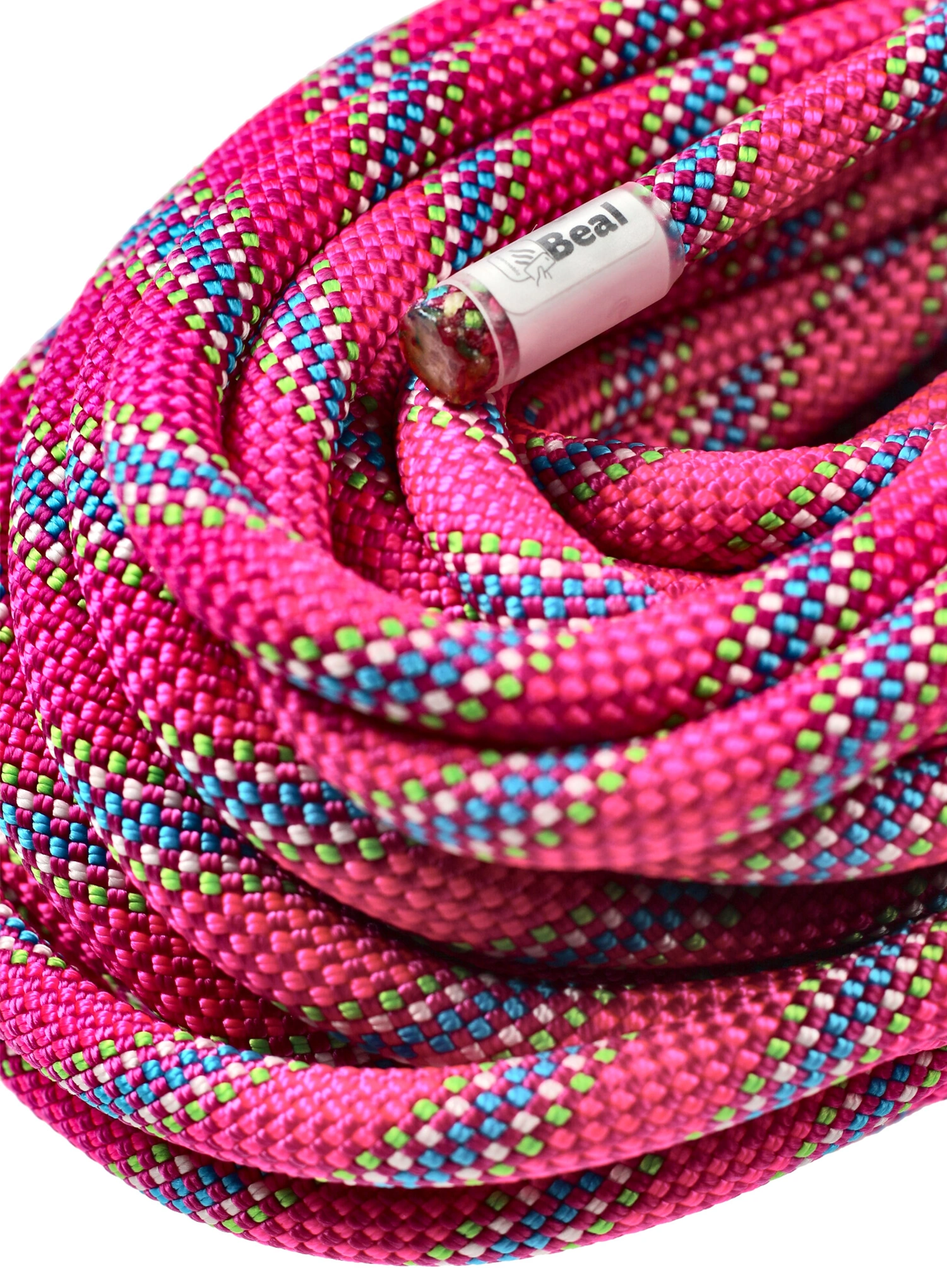Dinamična vrv Beal Tiger Unicore 10 mm x 50 m Dry Cover - fuchsia