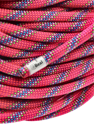 Dinamična vrv Beal Tiger Unicore 10 mm x 70 m Dry Cover - fuchsia