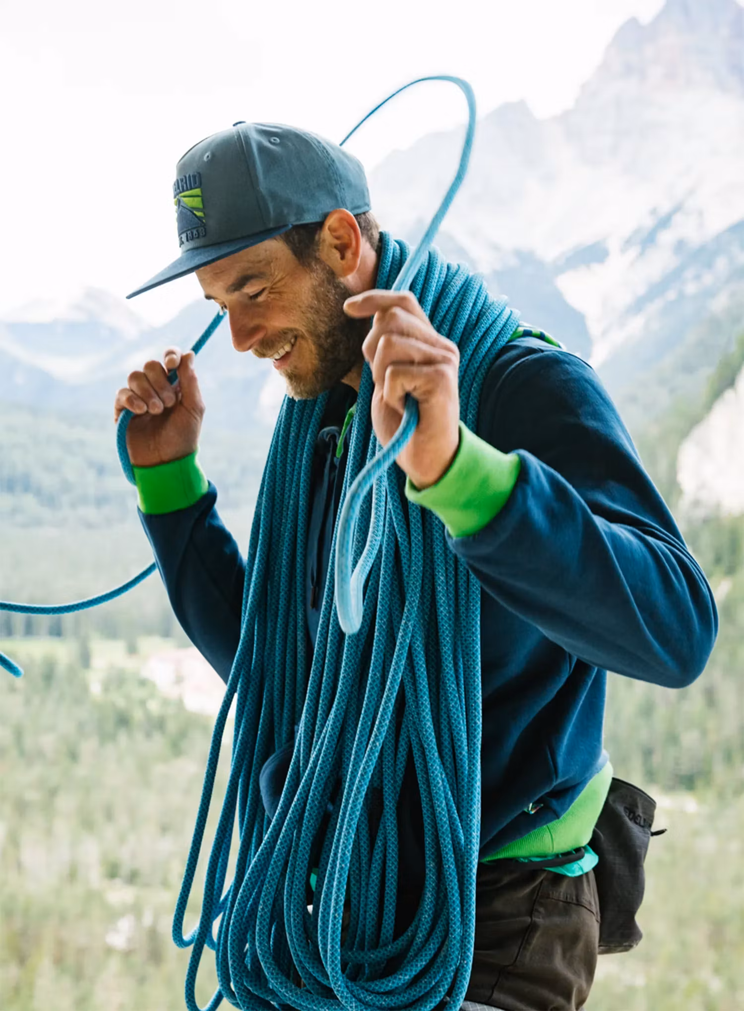Dinamična vrv Edelrid Heron Eco Dry 9,8 mm 50 m - icemint