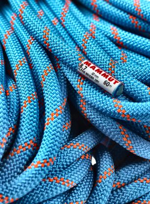Dinamična vrv Mammut 8.7 Alpine Sender Dry Rope 60 m - ocean/vibrant orange