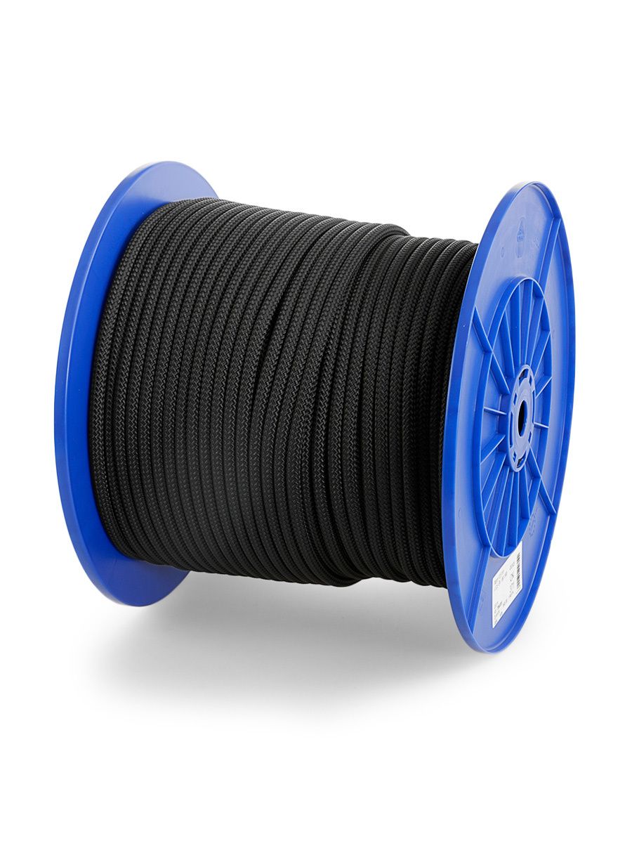 Statična vrv Teufelberger Patron 10,5 mm - black