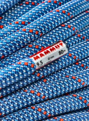 Plezalna vrv Mammut 9.5 Crag Classic Rope 80m - blue/white