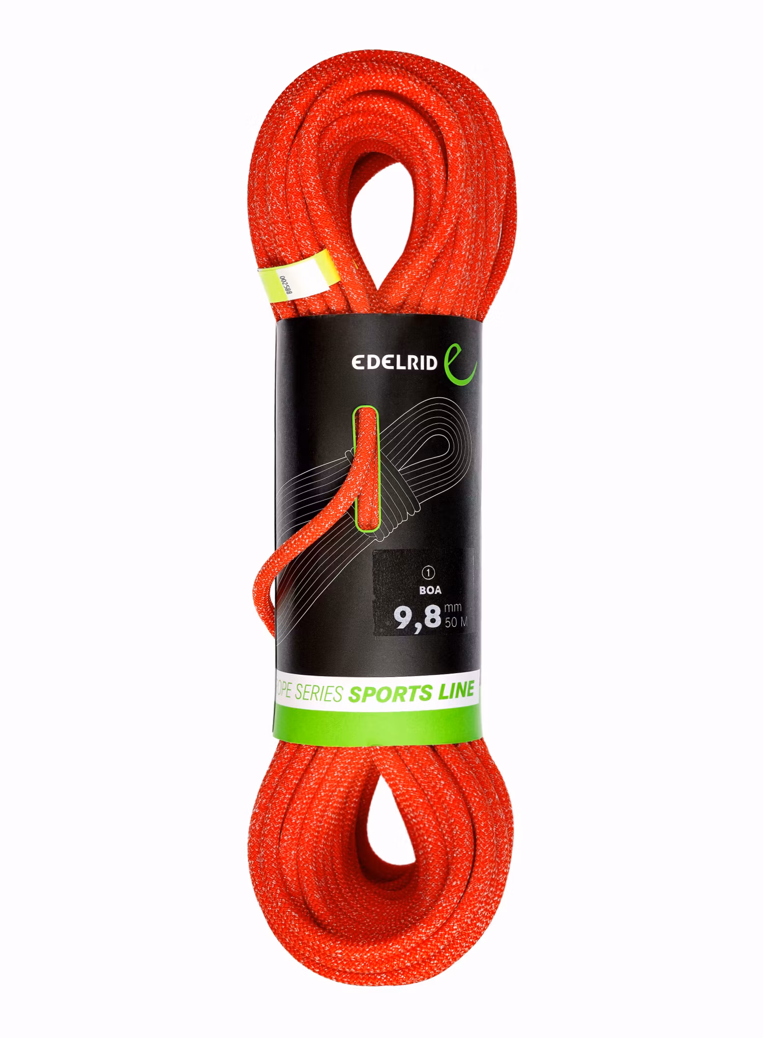 Plezalna vrv Edelrid Boa 9,8 mm 50 m - red