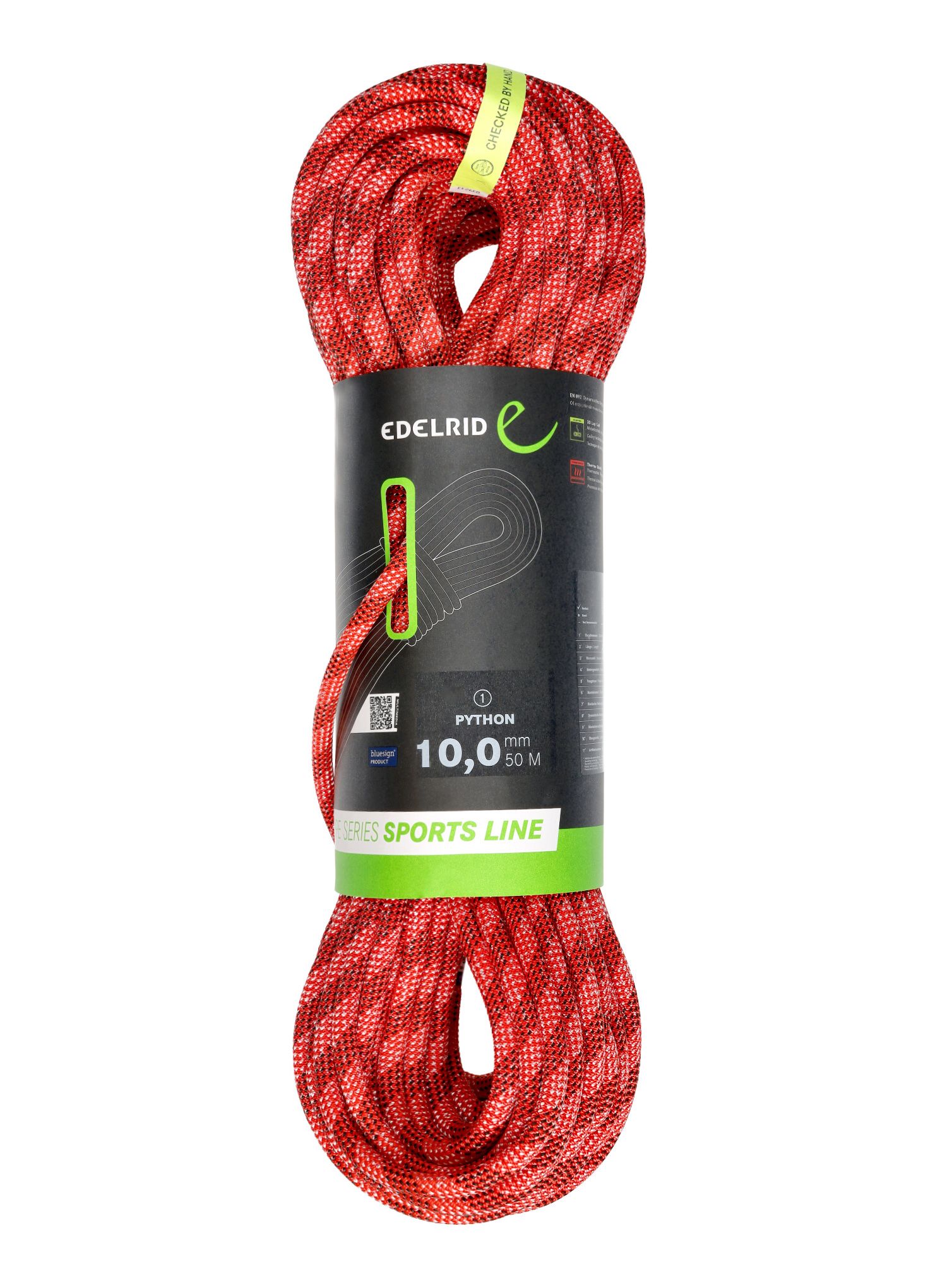 Dinamična vrv Edelrid Python 10 mm 50 m - red