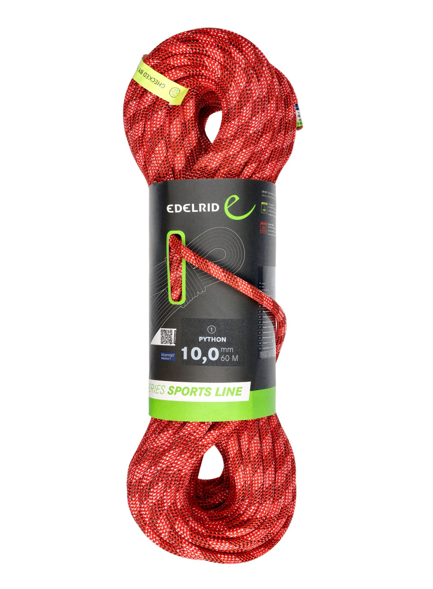 Dinamična vrv Edelrid Python 10 mm 60 m - red