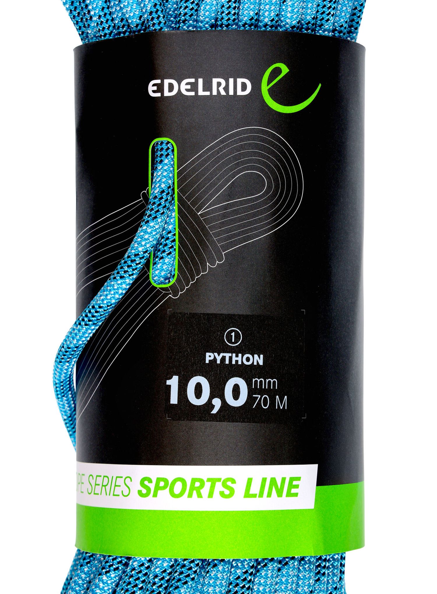 Plezalna vrv Edelrid Python 10 mm 70 m - blue