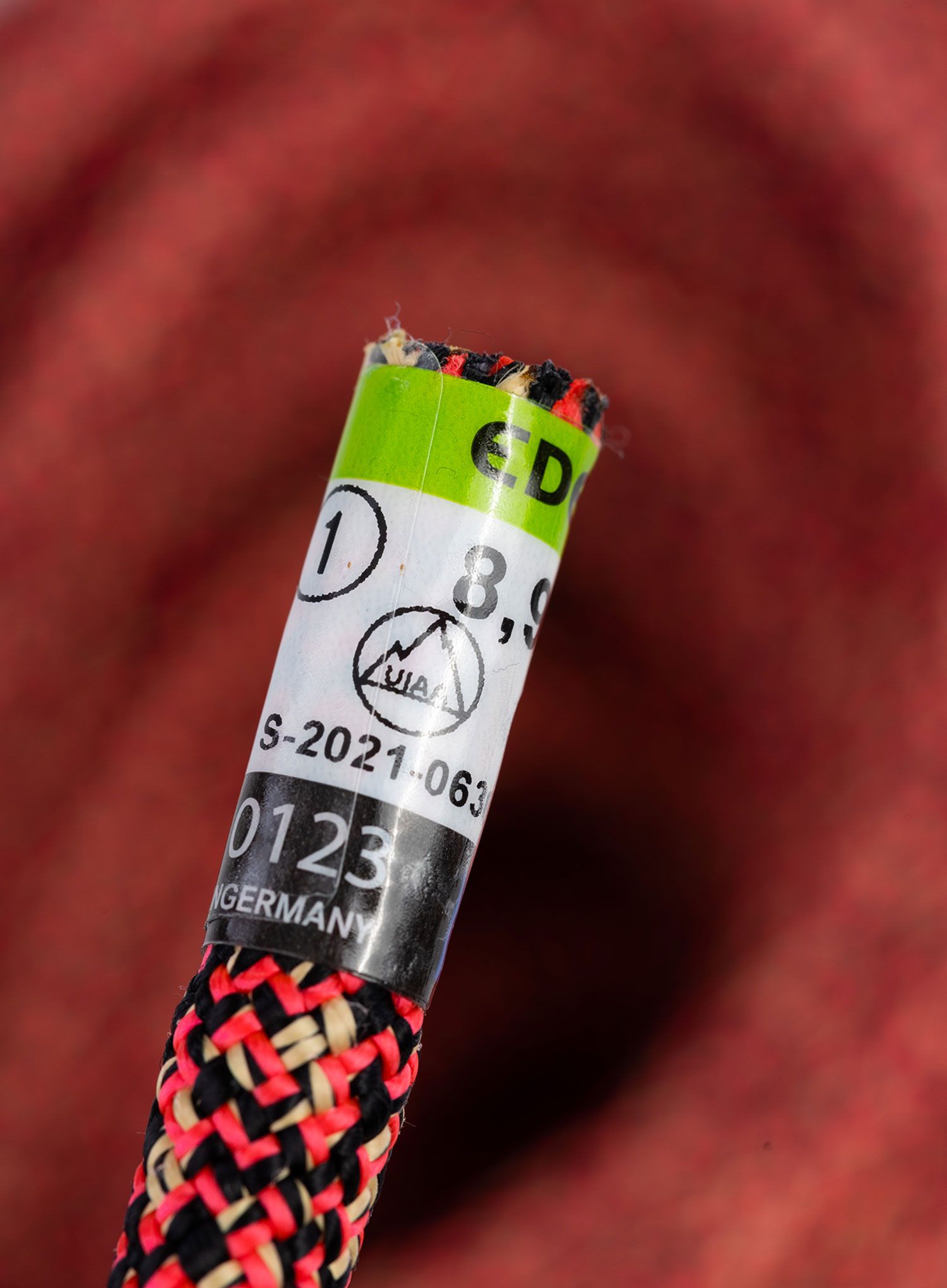 Dinamična vrv Edelrid Swift Protect Pro Dry 8,9 mm 60 m - night-fire