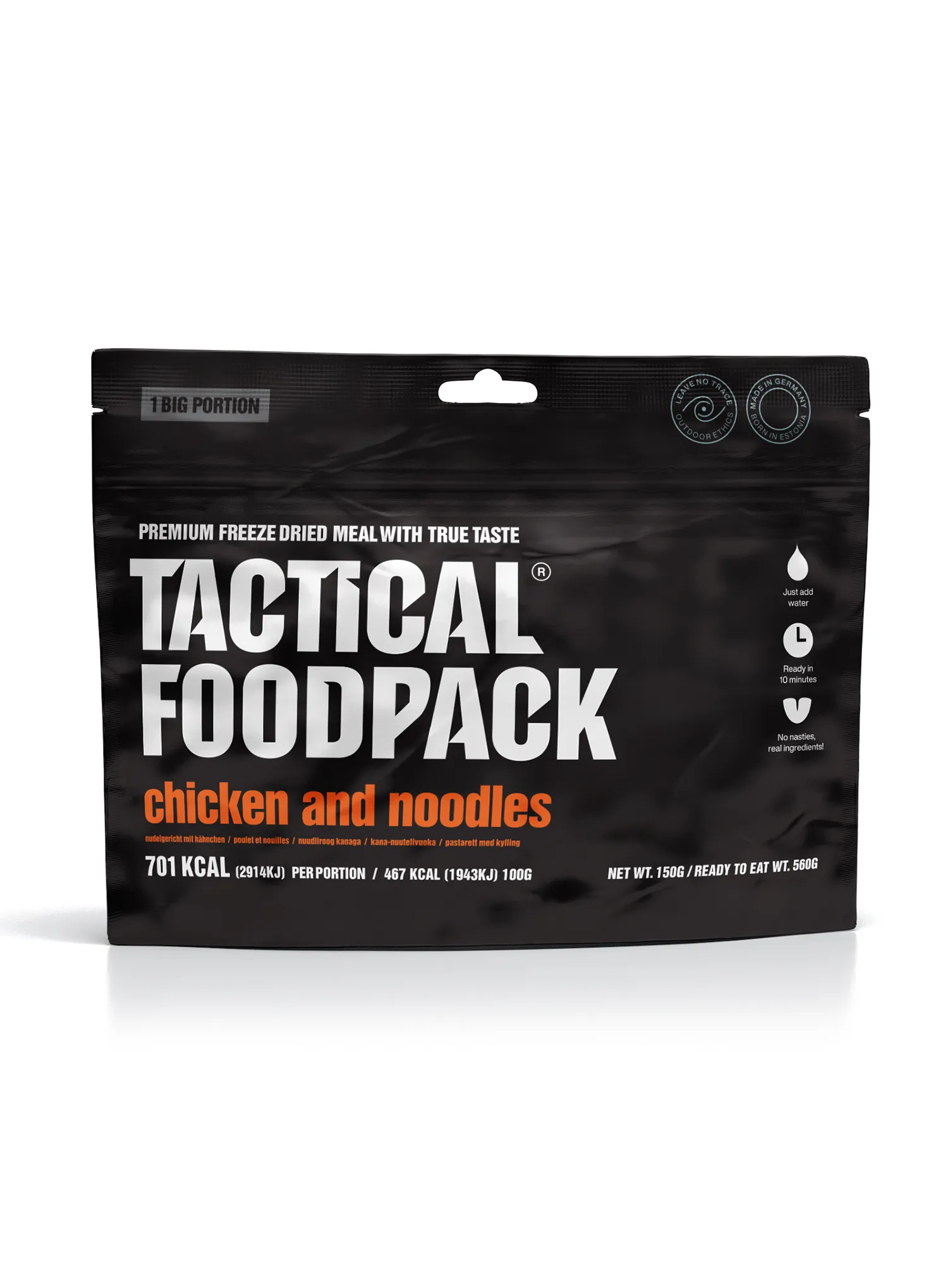 Liofilizat Tactical Foodpack Jed s piščancem in rezanci 560 g