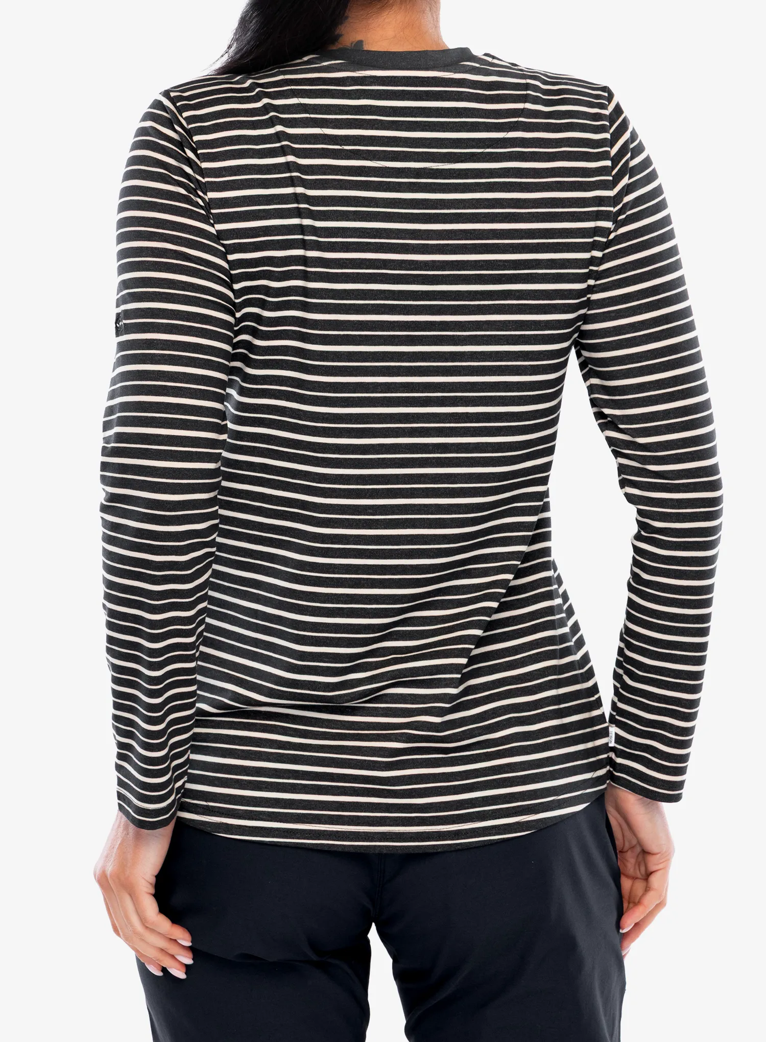 Ženski longsleeve Craghoppers NosiLife Akona LS Top - charcoal stripe