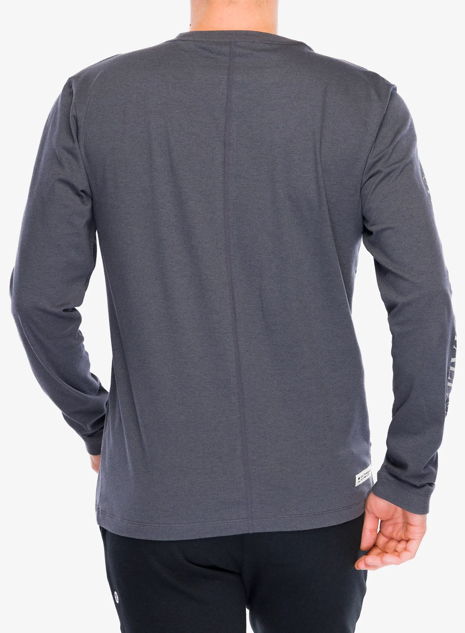 Majica z dolgimi rokavi Mons Royale Yonder Merino Organic Cotton Long Sleeve - vintage black