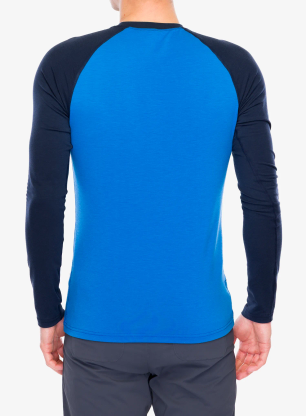 Majica z dolgimi rokavi Mountain Equipment Redline LS Tee - atlantic/cosmos