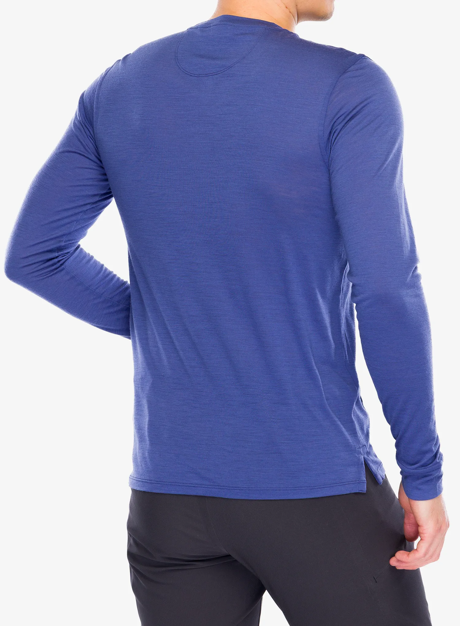 Majica z dolgimi rokavi Patagonia L/S Cap Cool Merino Graphic Shirt - strata stripe/solstice purple