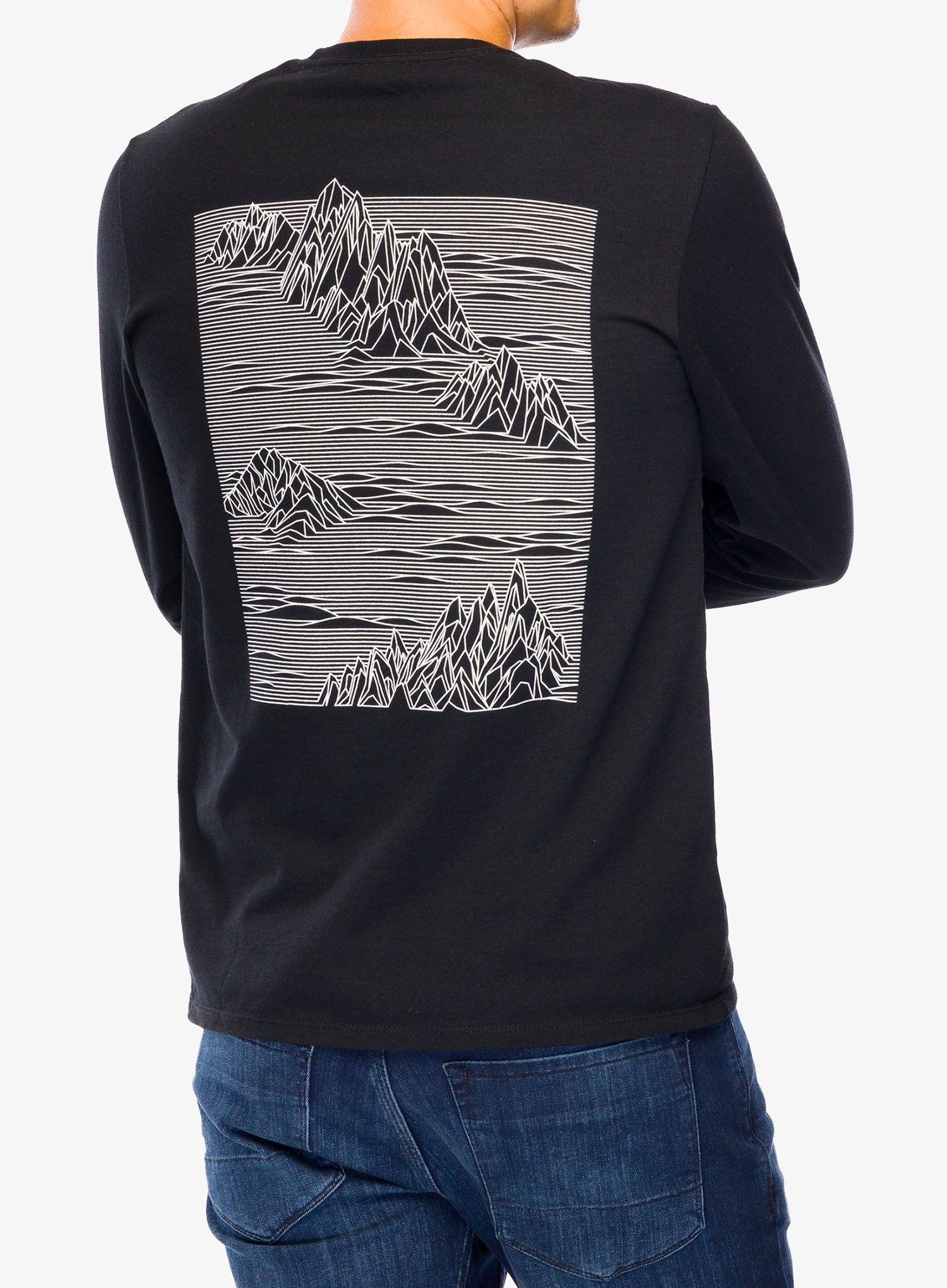 Majica z dolgimi rokavi Patagonia L/S Strataspire Responsibili-Tee - black