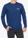 Majica z dolgimi rokavi Patagonia L/S Strataspire Responsibili-Tee - clement blue
