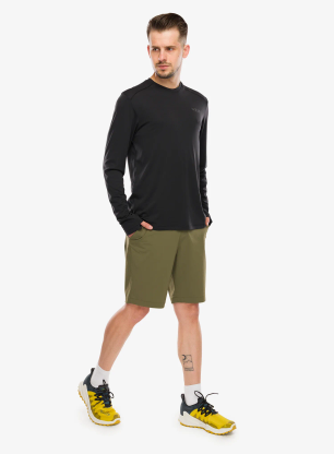 Majica z dolgimi rokavi Rab Force LS Tee - black