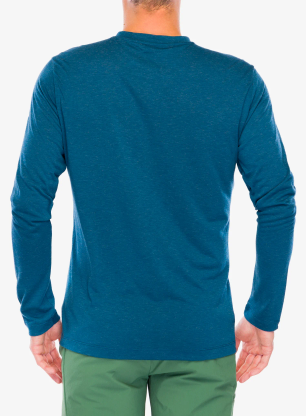 Majica z dolgimi rokavi Vaude Sveit LS T-Shirt II - baltic sea uni
