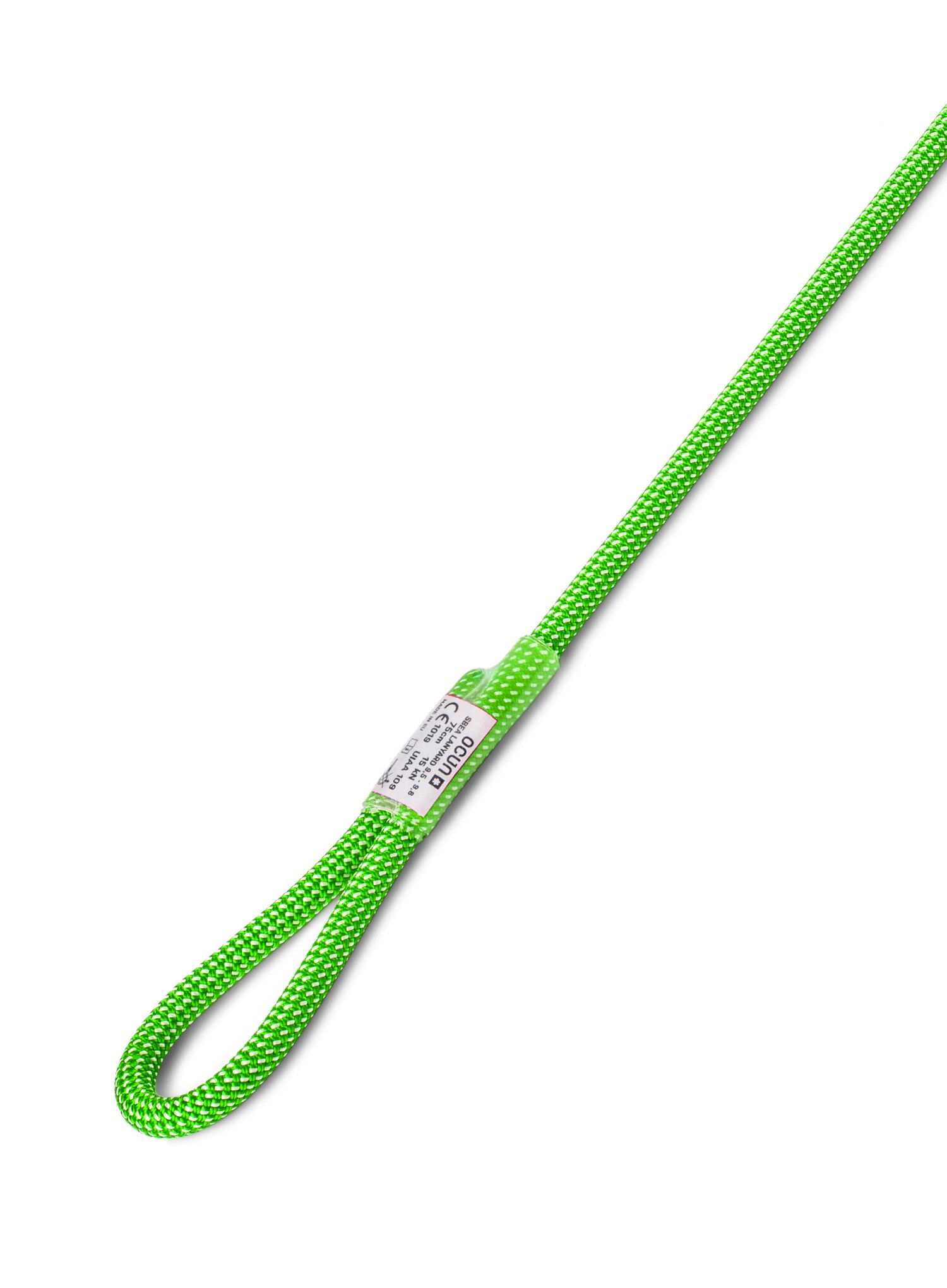 Samovarovalni komplet Ocun Sbea Lanyard 9,5 mm 75 cm - green/ice mint