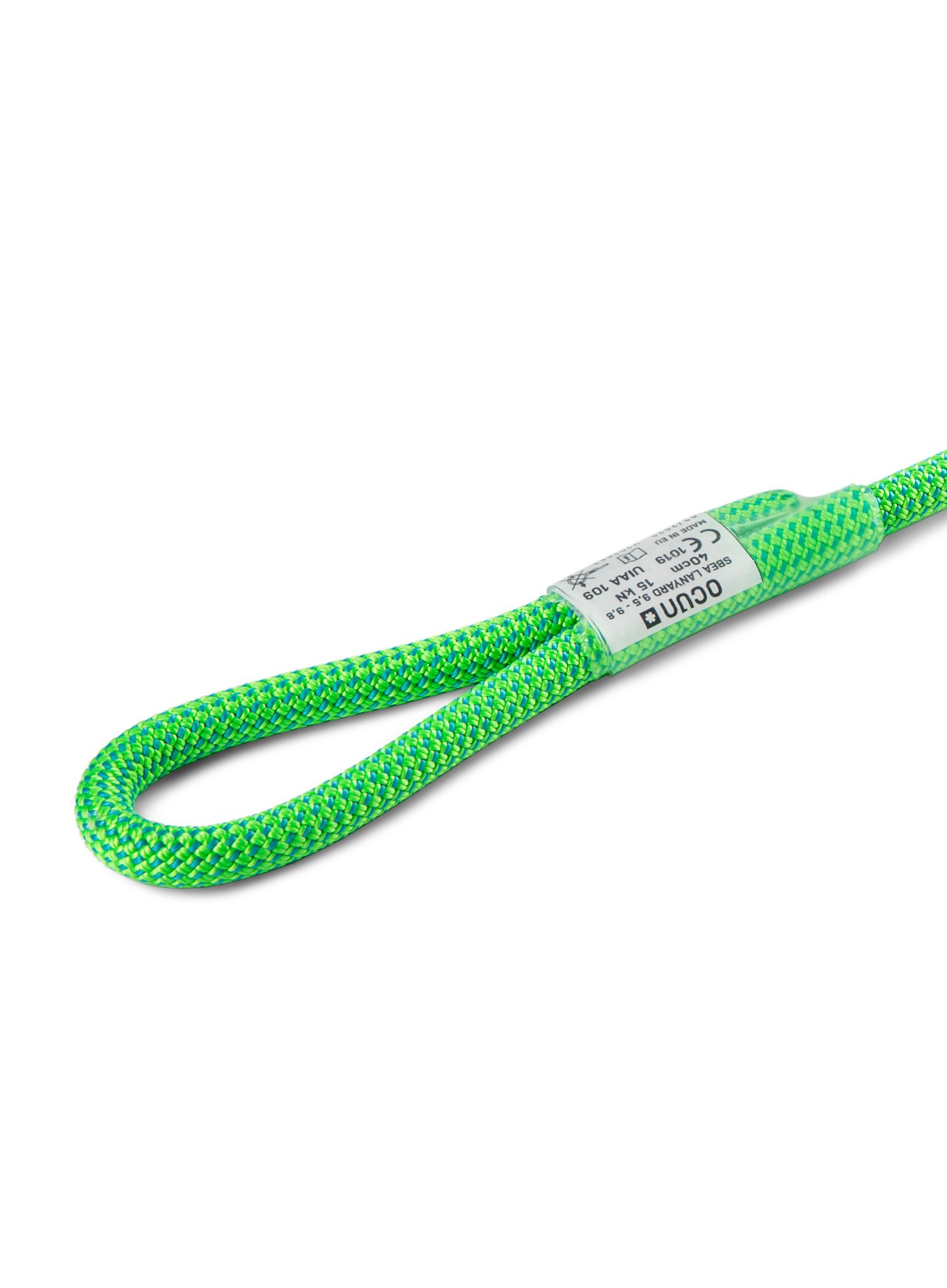 Samovarovalni komplet Ocun Sbea Lanyard 9,8 mm 40 cm - green/icemint