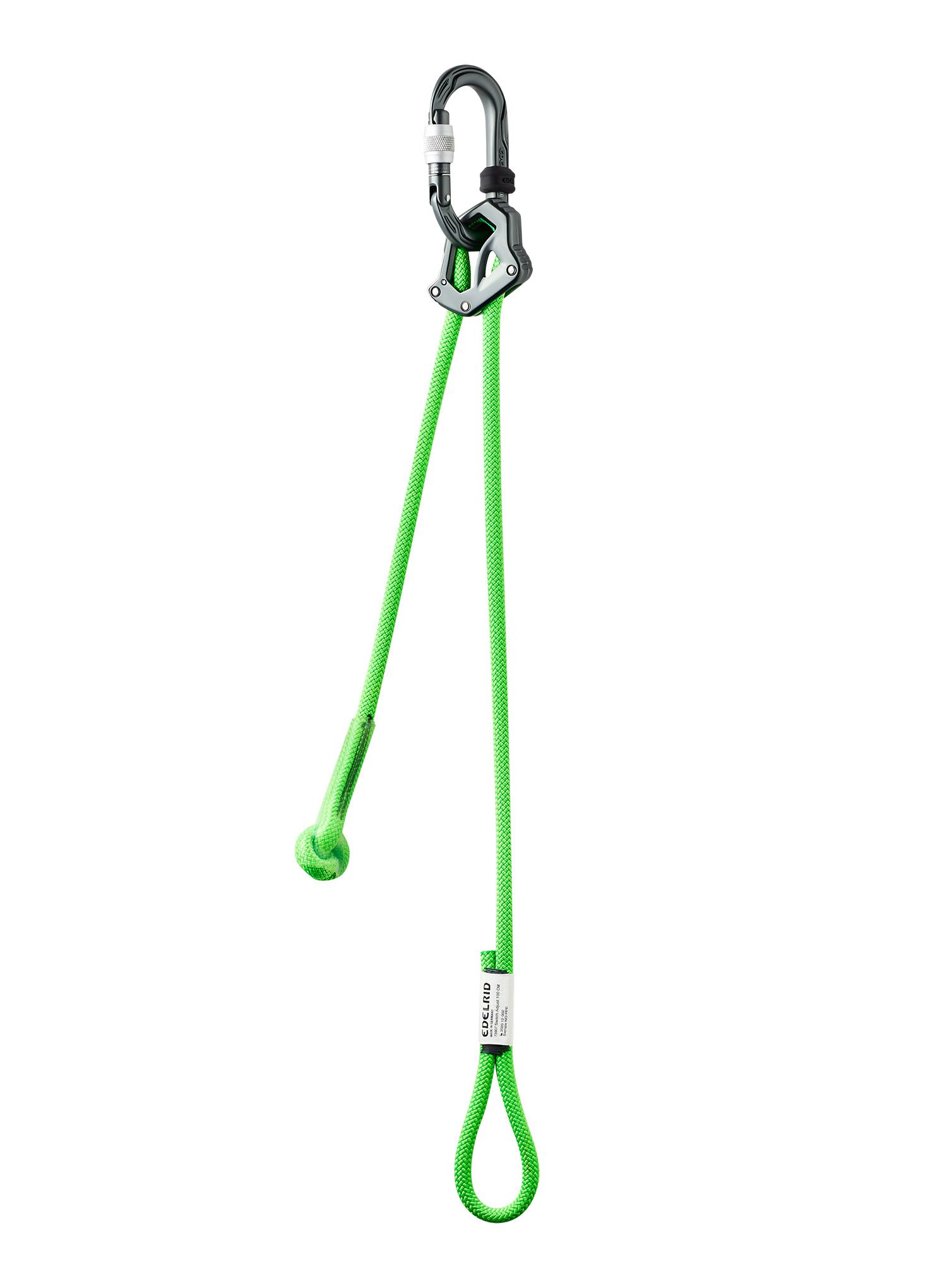 Samovarovalni komplet Edelrid Switch Adjust 120 cm - neon green