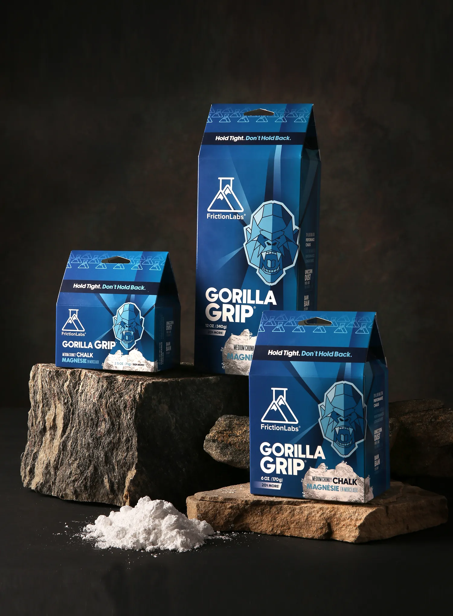 Magnezij FrictionLabs Gorilla Grip Large 340 g Loose Chalk