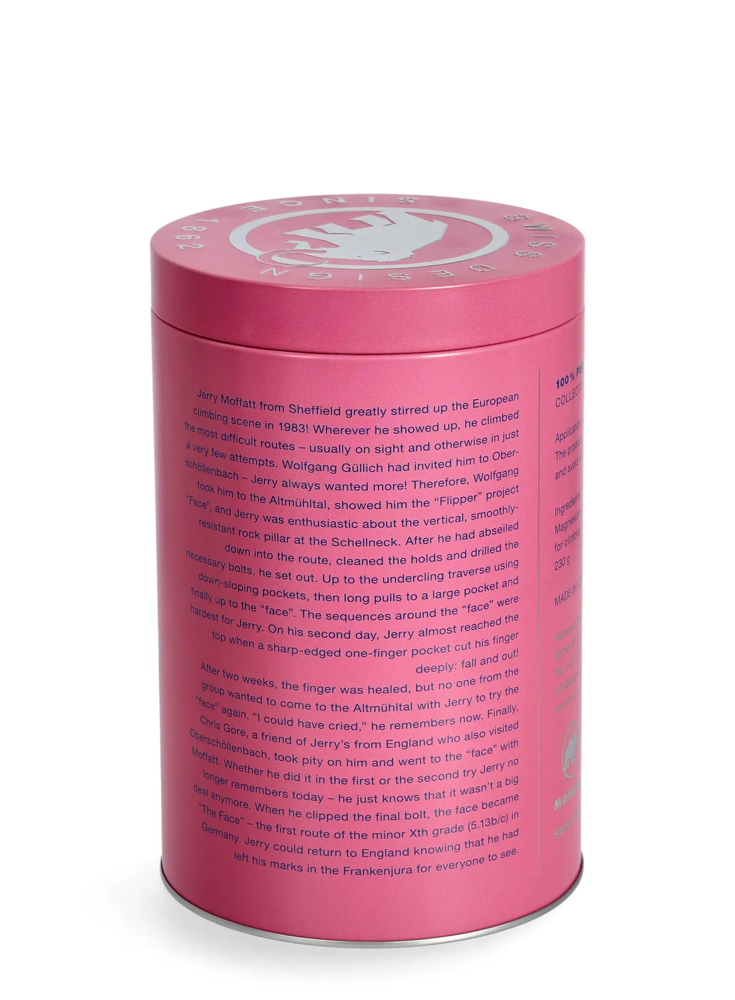Magnezij Mammut Pure Chalk Collectors Box 230 g - the face