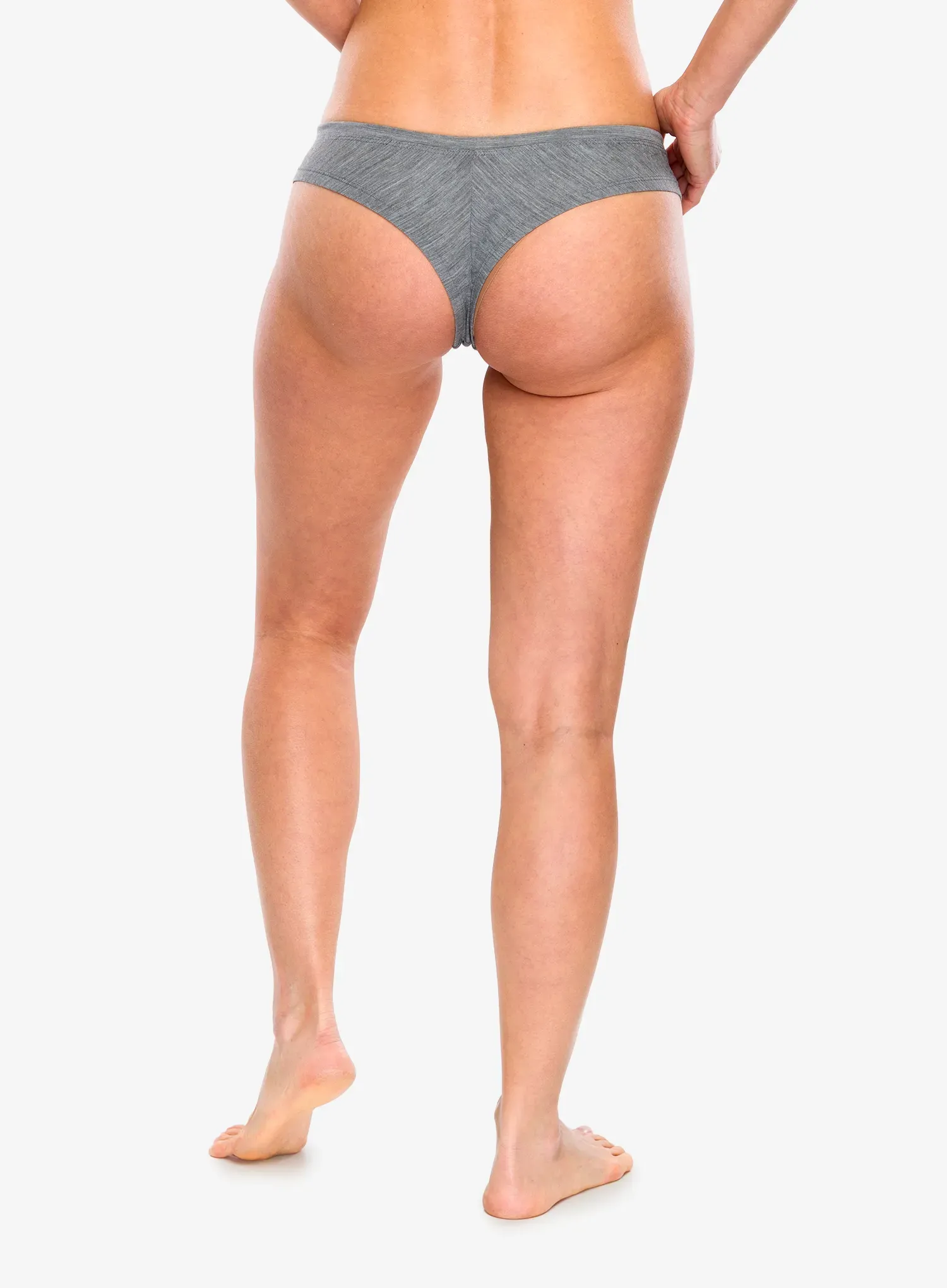 Ženske spodnjice Super.natural Tundra175 Thong - cashmere grey melange