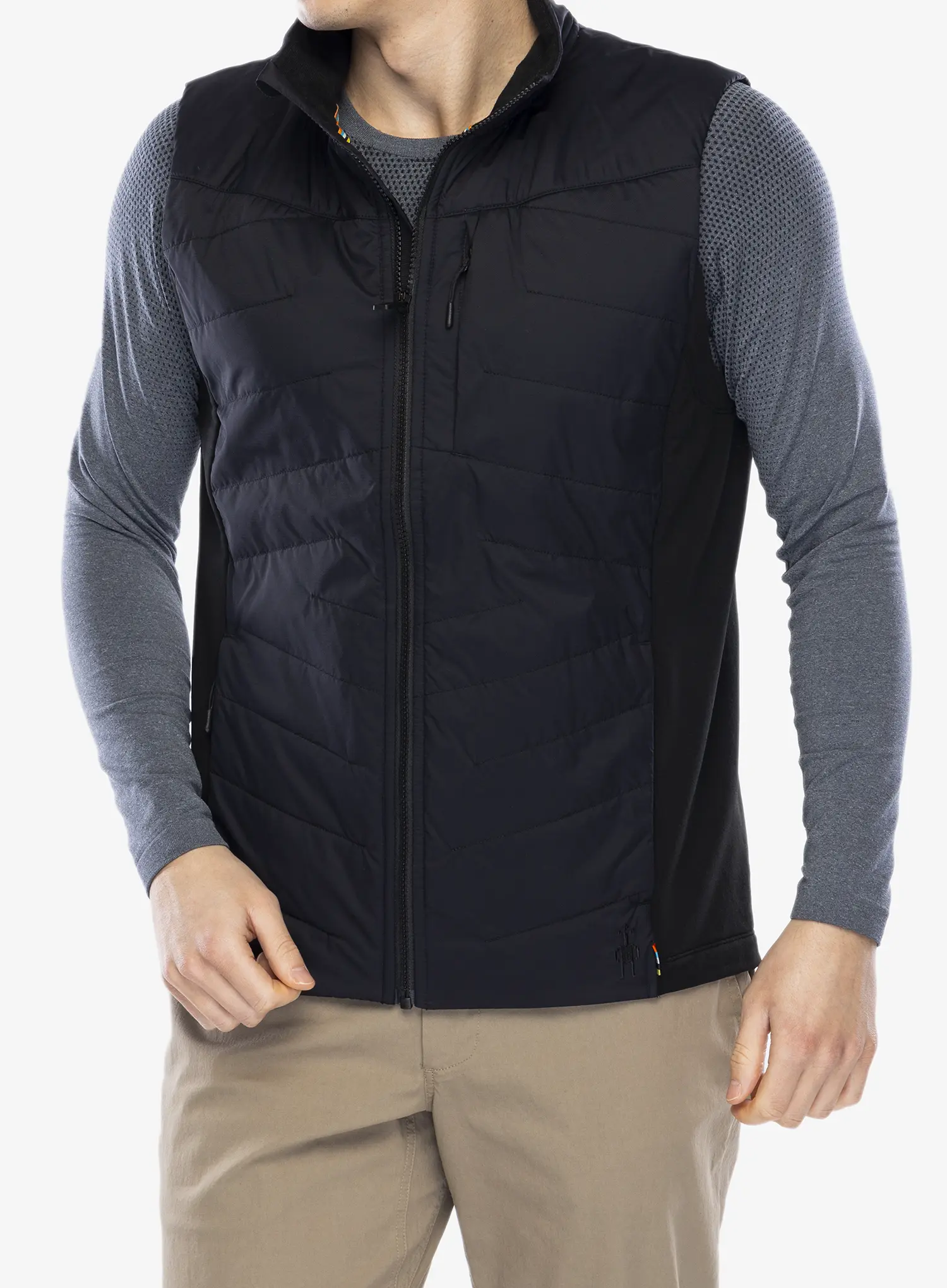 Podložen brezrokavnik Smartwool Smartloft Vest - black