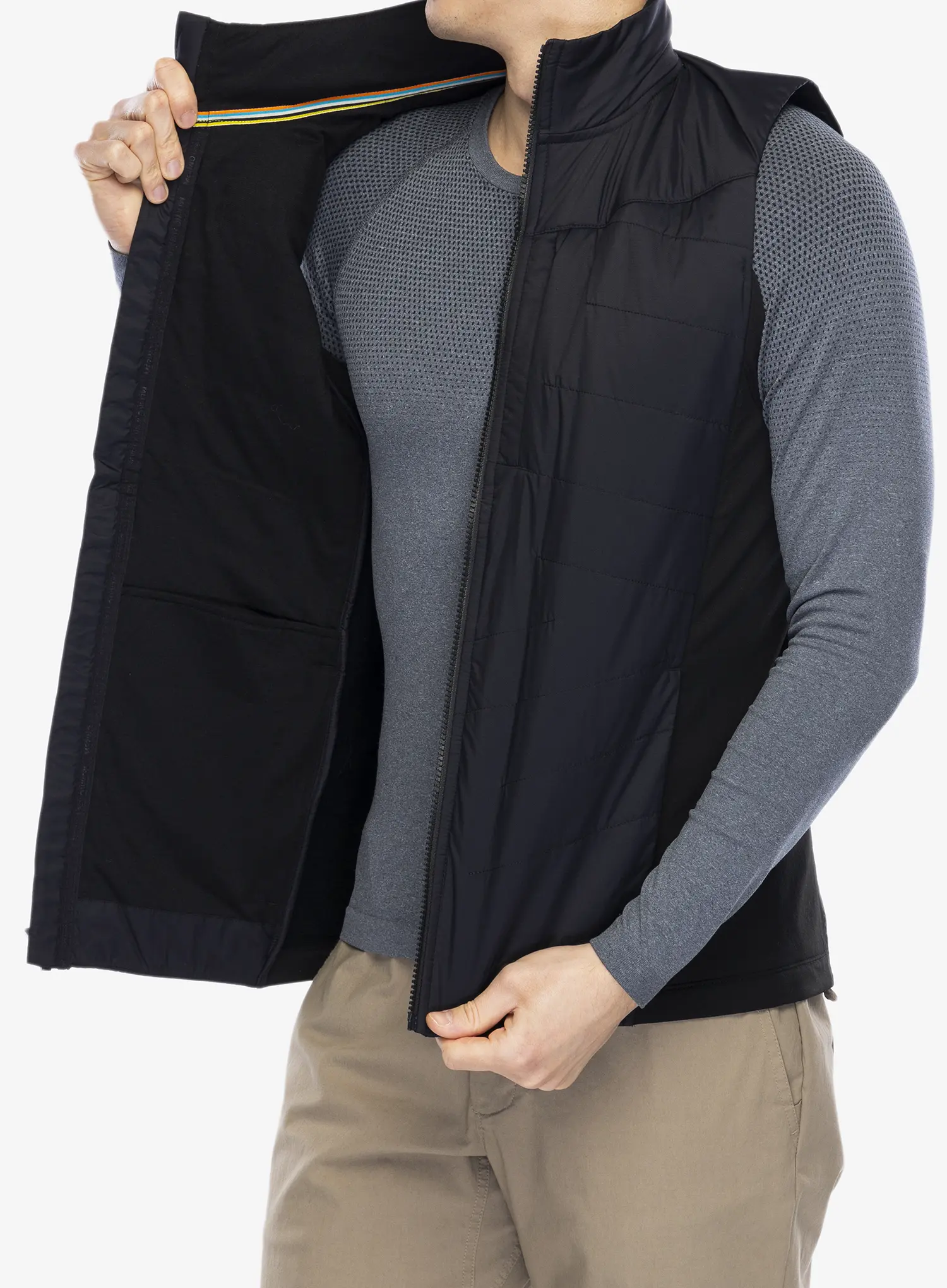 Podložen brezrokavnik Smartwool Smartloft Vest - black