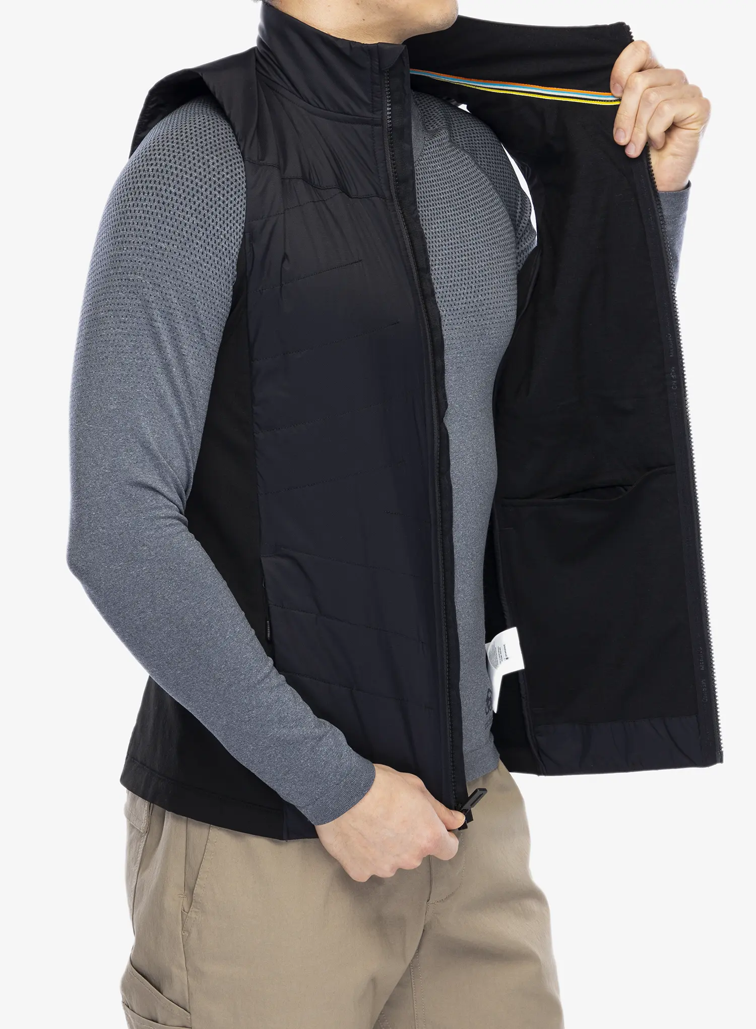 Podložen brezrokavnik Smartwool Smartloft Vest - black