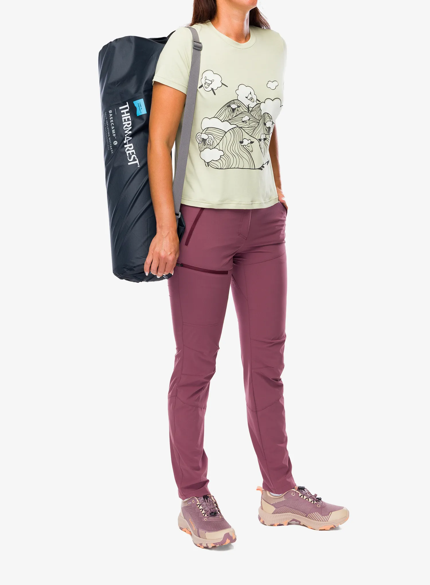 Samonapihljiva blazina Therm a Rest BaseCamp L - poseidon blue