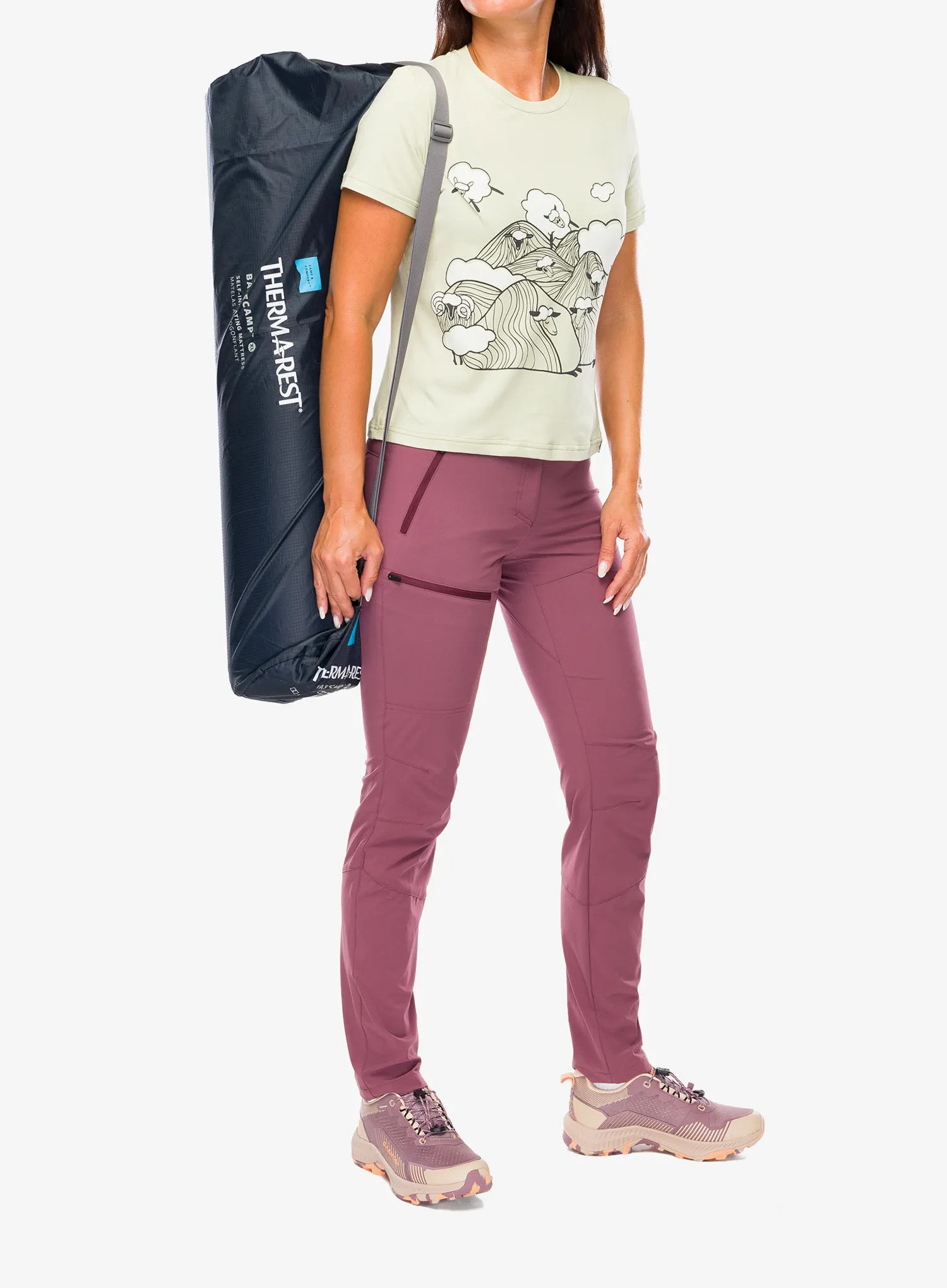 Samonapihljiva blazina Therm a Rest BaseCamp XL - poseidon blue