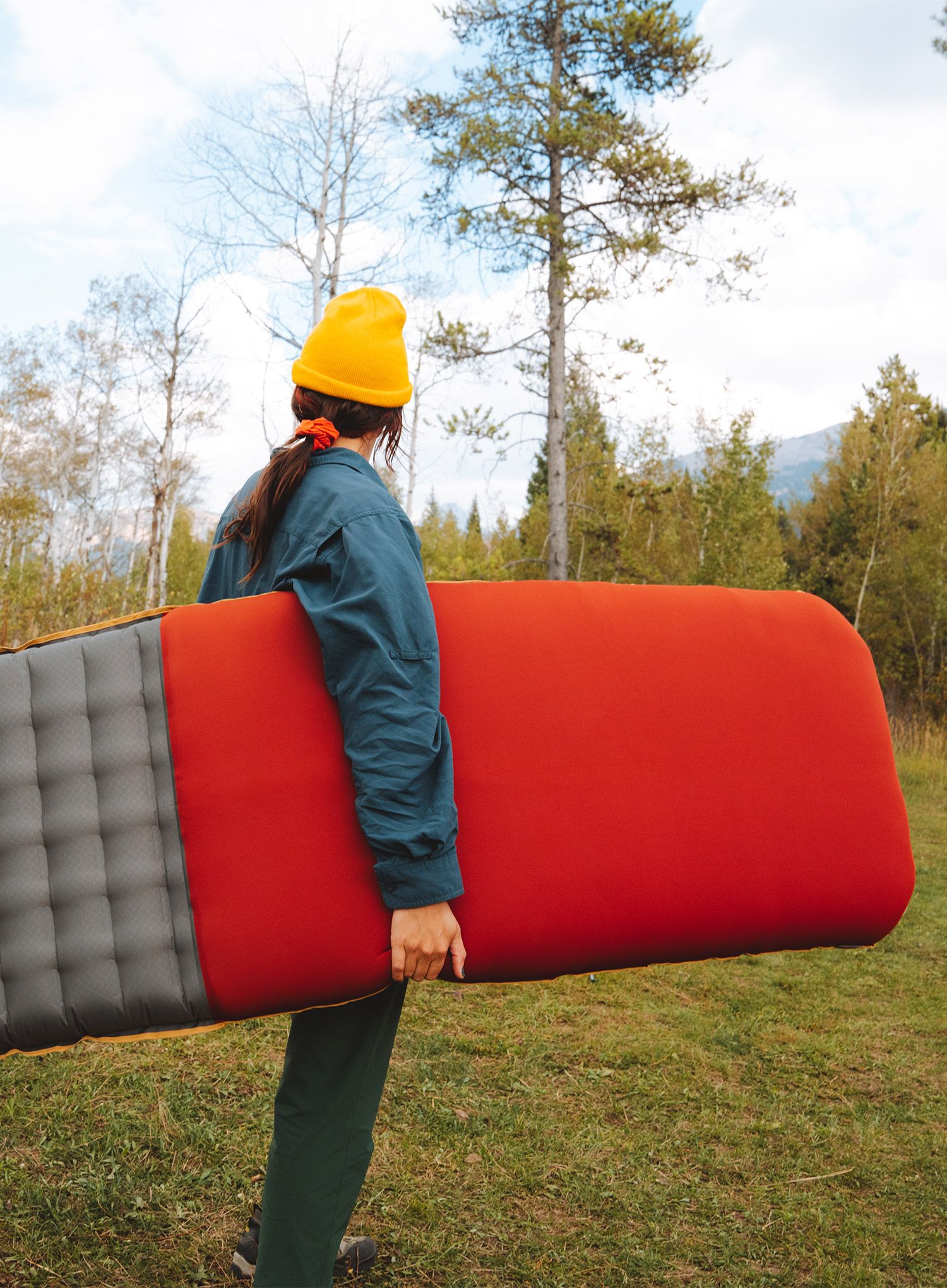 Blazina Klymit Insulated Klymaloft Sleeping Pad XL - red