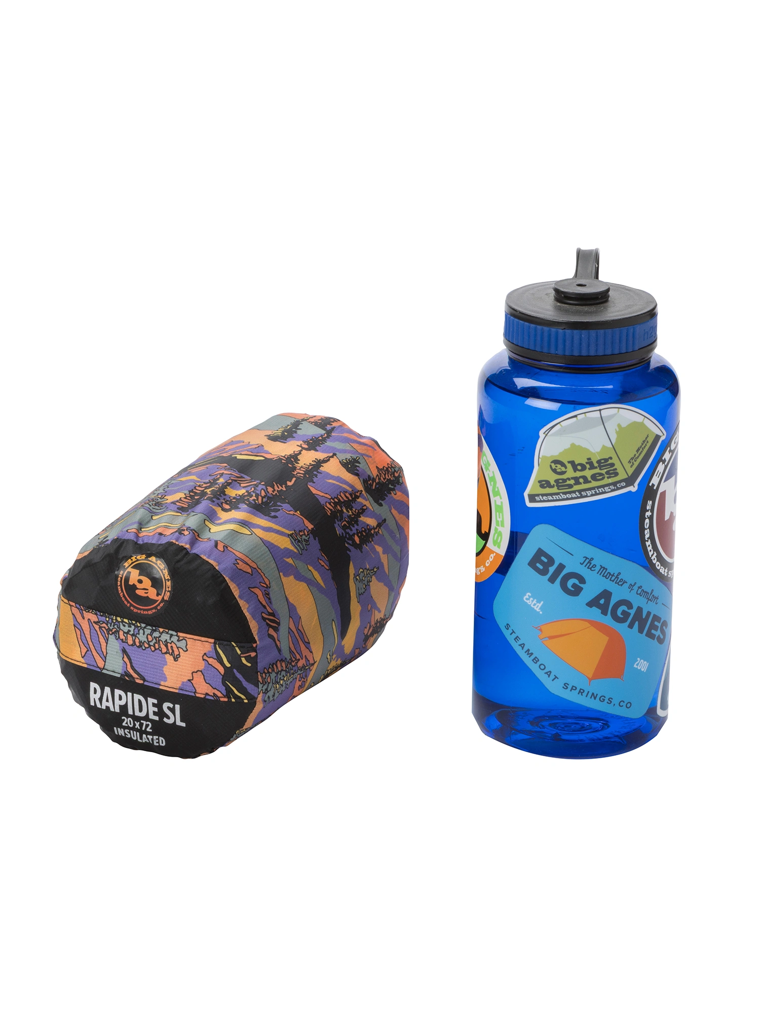 Napihljiva blazina Big Agnes Rapide SL Insulated 20X72 Reg - zirkel alpenglow