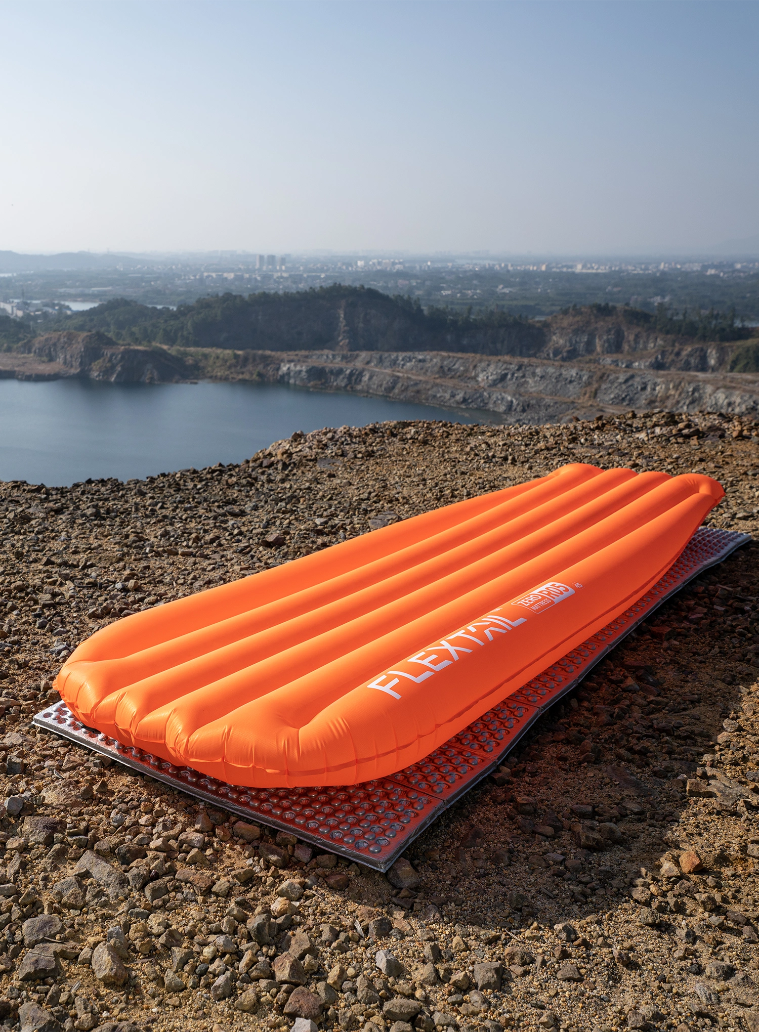 Napihljiva blazina Flextail Zero Mattress R05 Regular - orange/orange